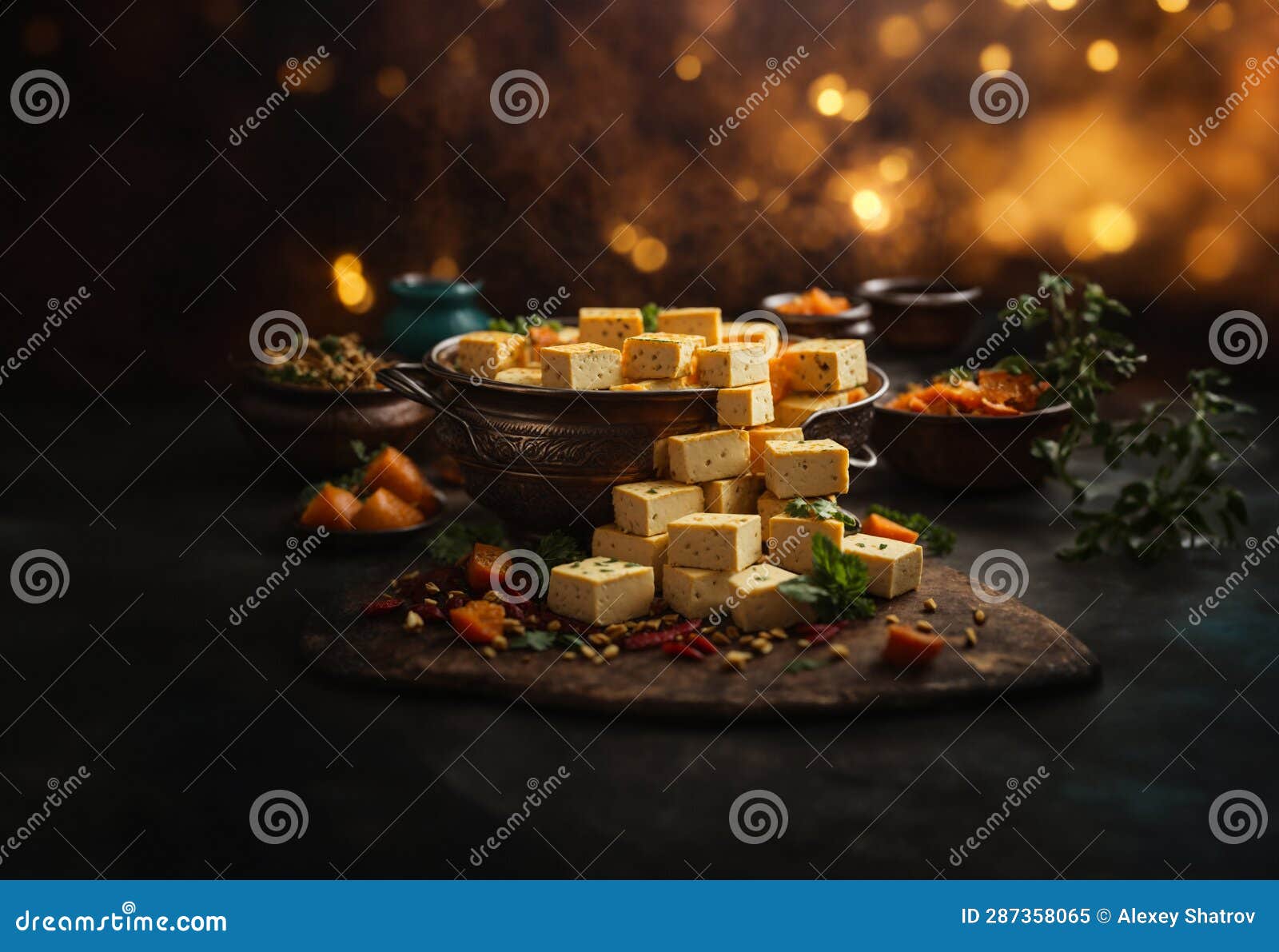 Indian Paneer Cheese. Closeup Stock Image Image of background, food