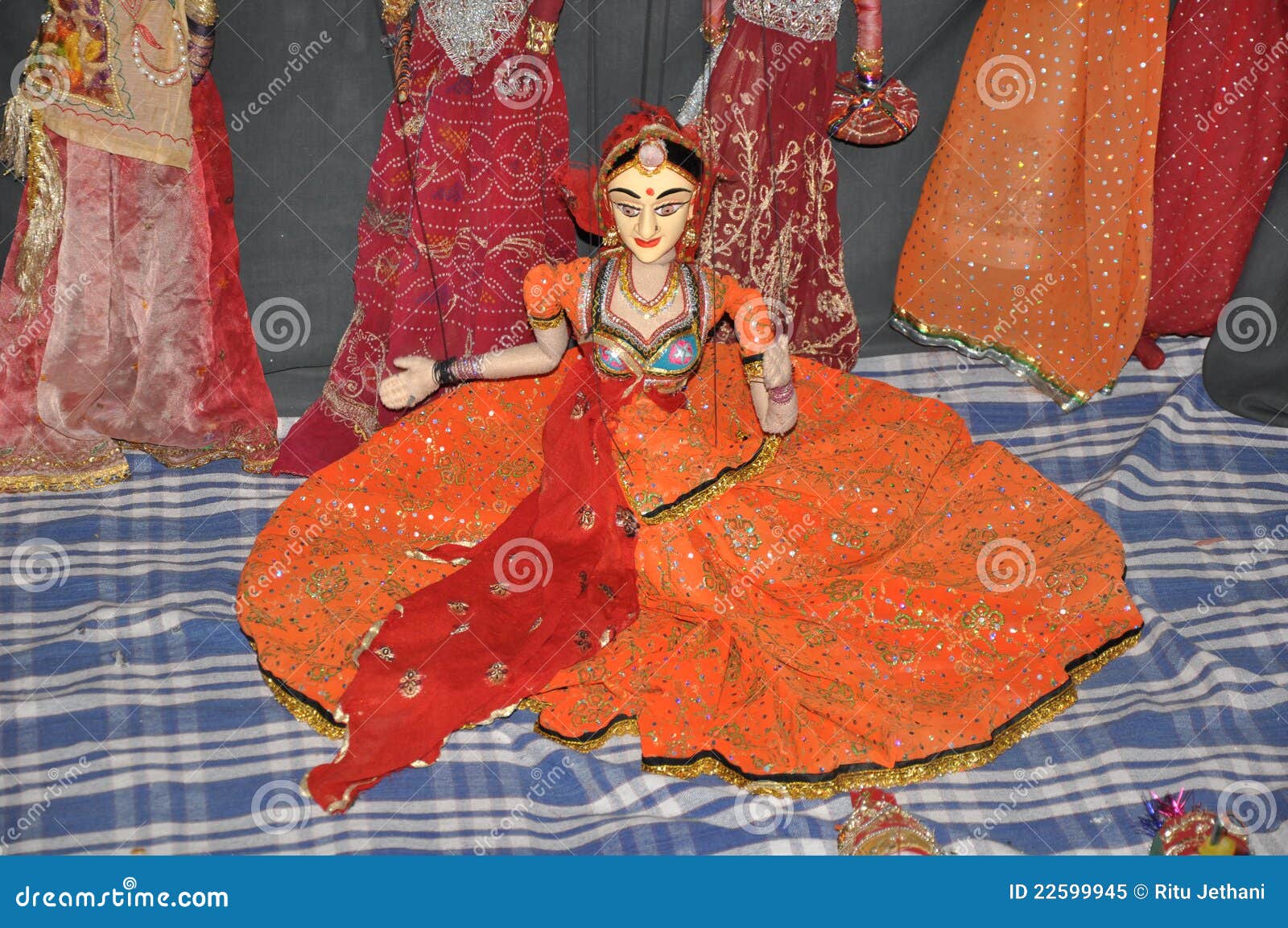 Indian Puppet Dance stock image. Image of culture, puppet 22599945