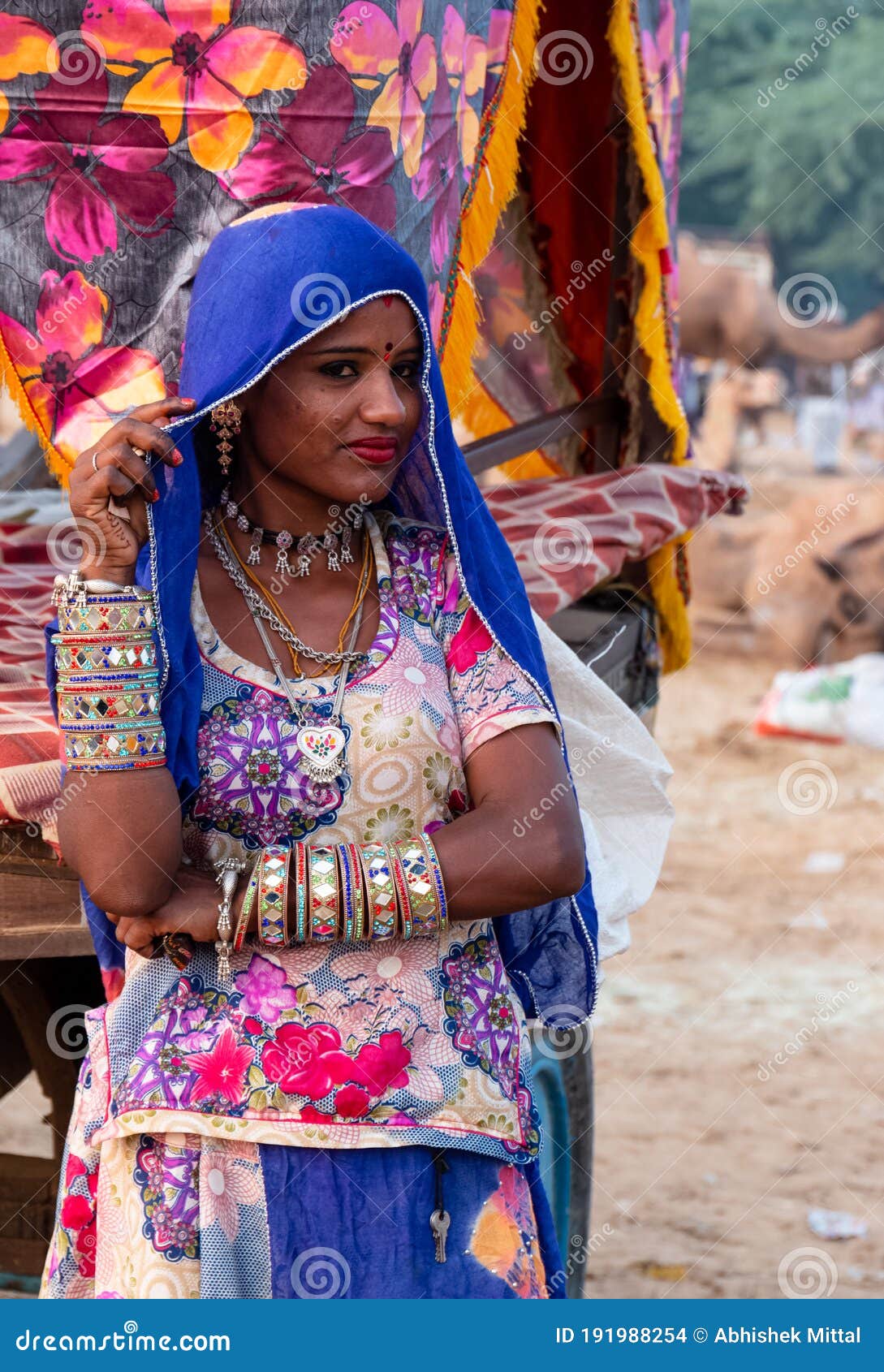 Woman in traditional Rajasthani dress, India Stock Photo - Alamy