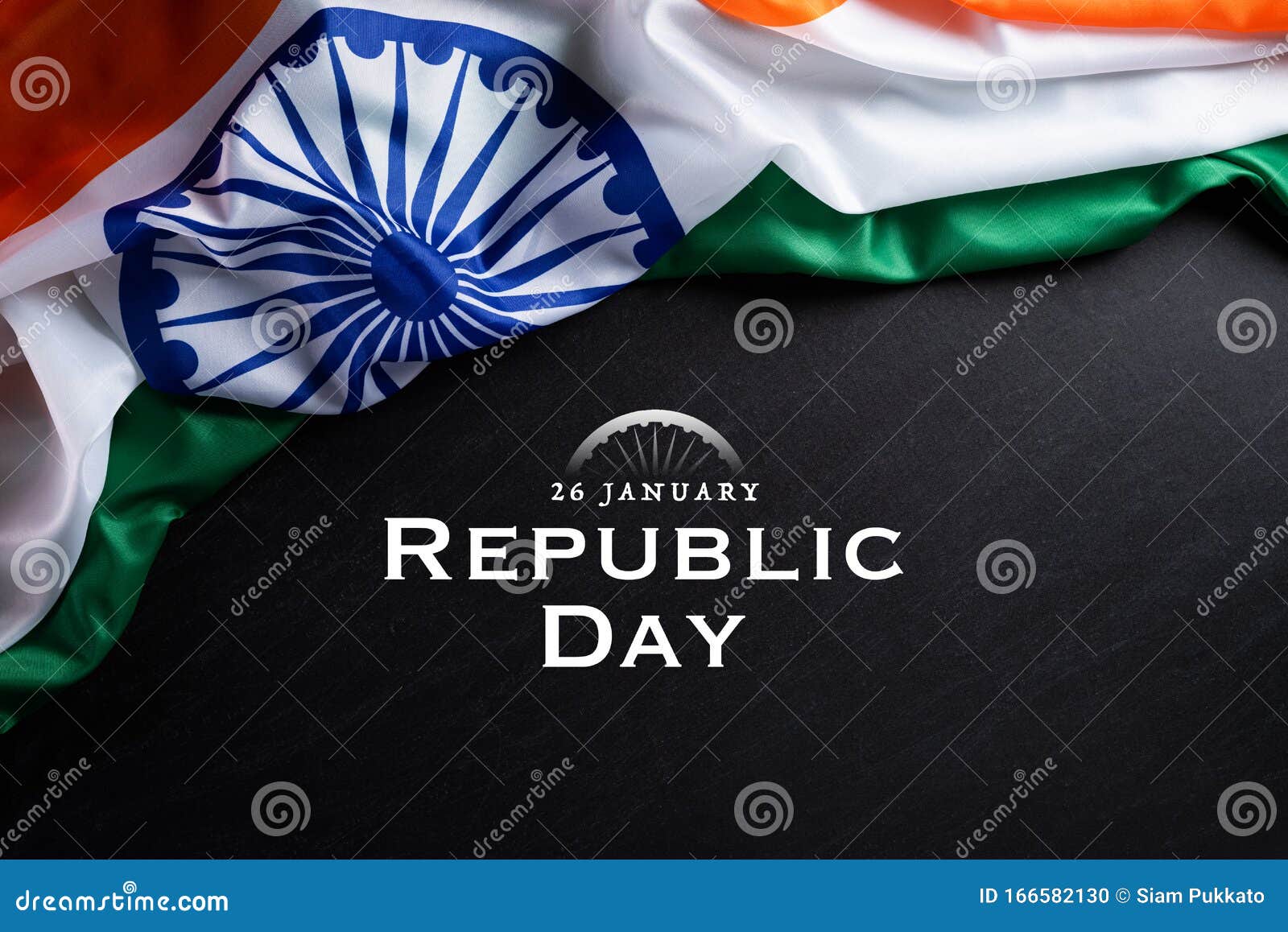 Indian Republic Day Concept. Indian Flag with the Text Happy ...