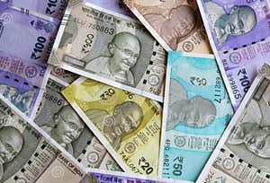 Indian Rupees Seamless Texture Stock Image CartoonDealer 25623061