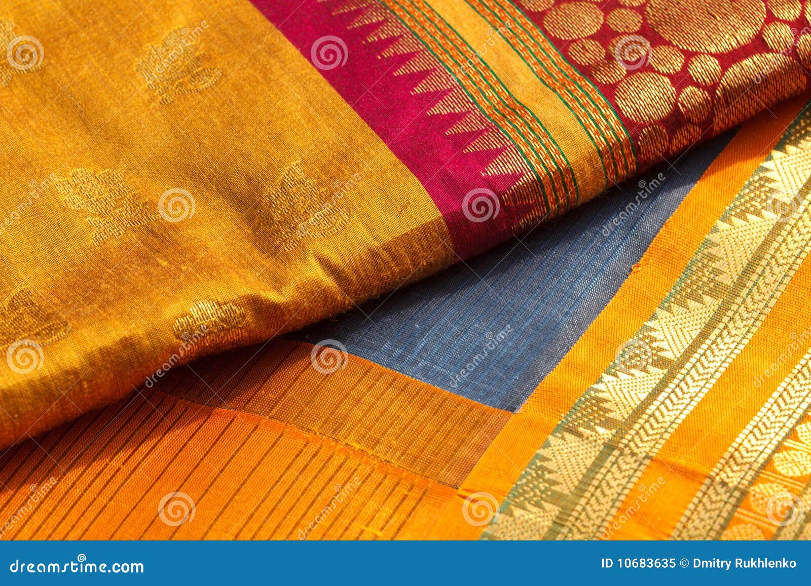 Indian saris stock image. Image of sari, texture, cloth 10683635