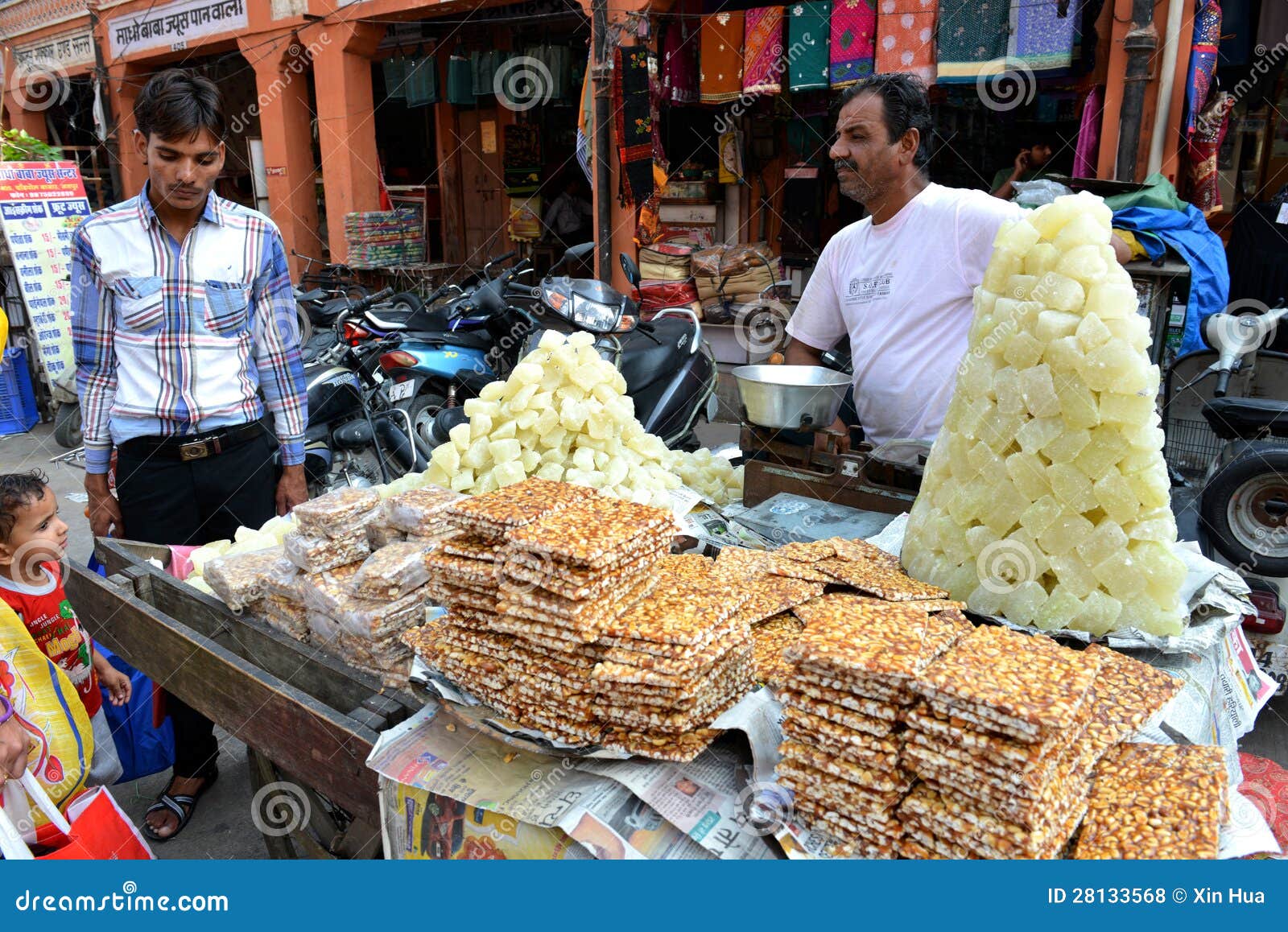 Indian Snack on Street, Jaipur Editorial Stock Photo Image of