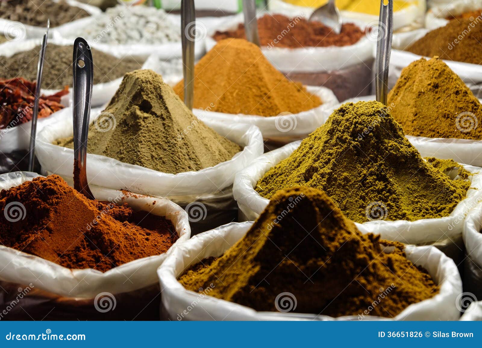 Indian spice stock photo. Image of turmeric, powder, cinnamon 36651826