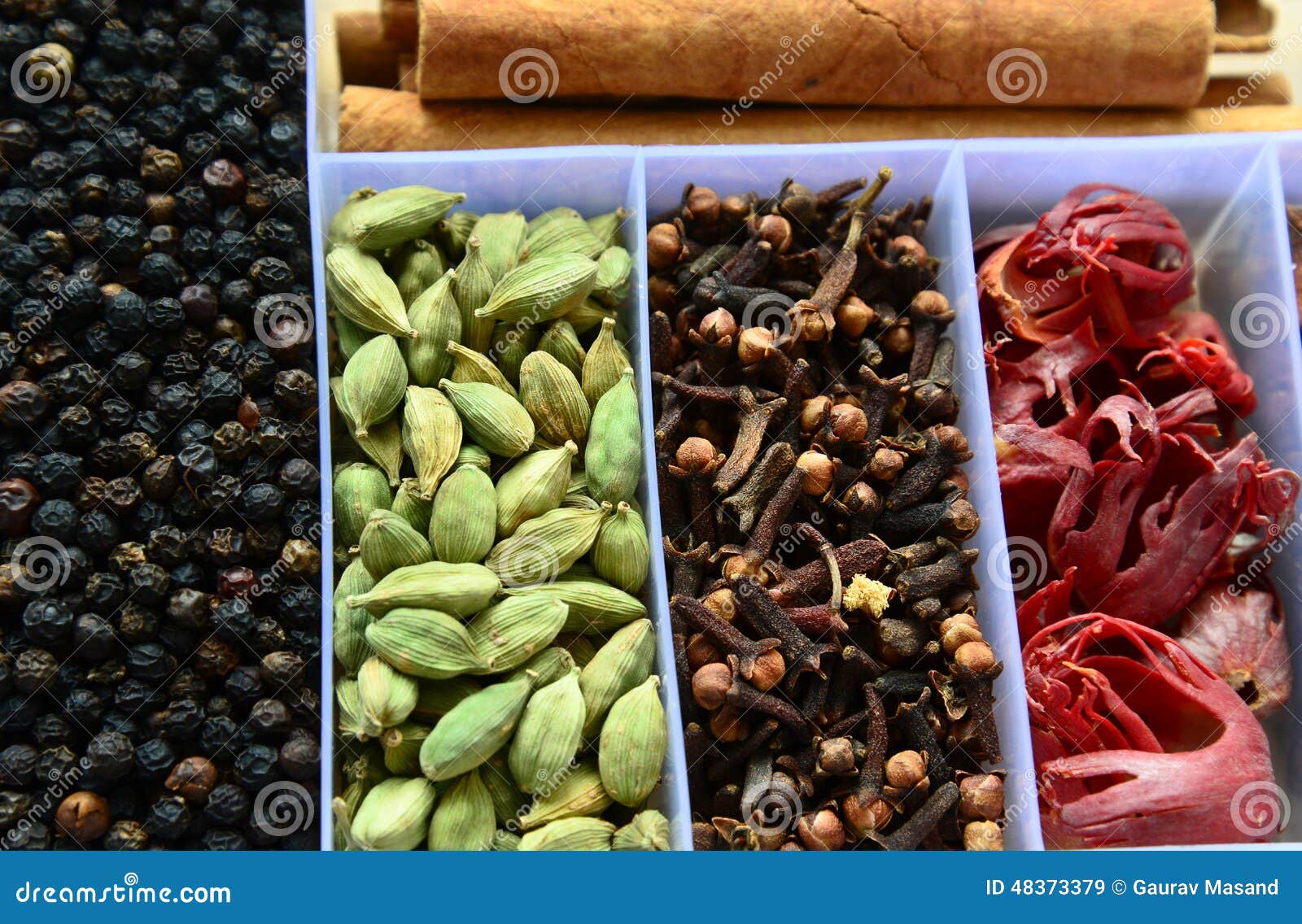 Indian Spicebox stock image. Image of indian, ingredient 48373379