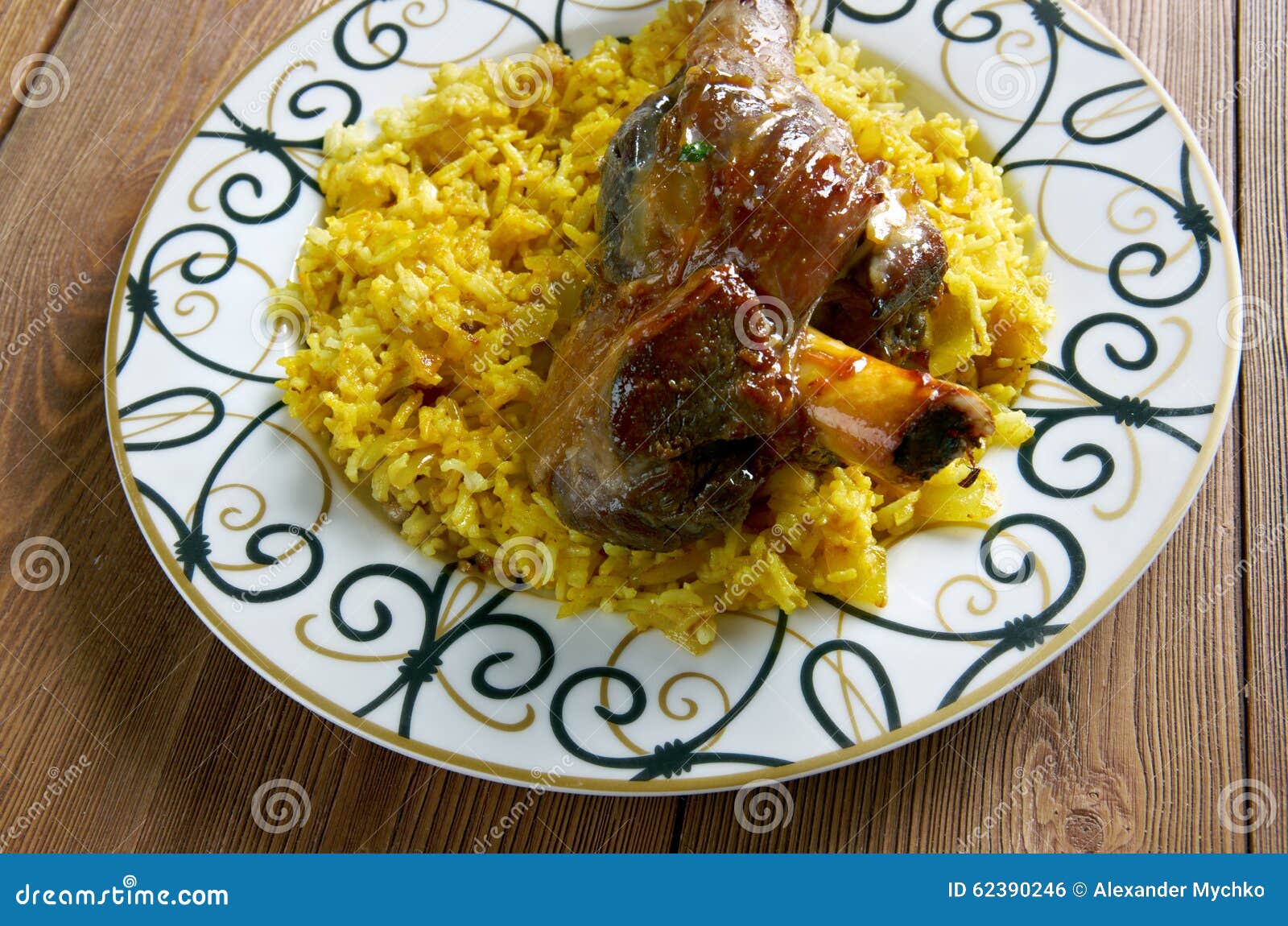 Indianspiced leg of lamb stock photo. Image of horizontal 62390246