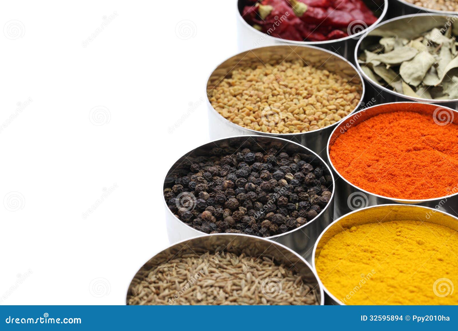 Indian spices collection stock photo. Image of colorful 32595894