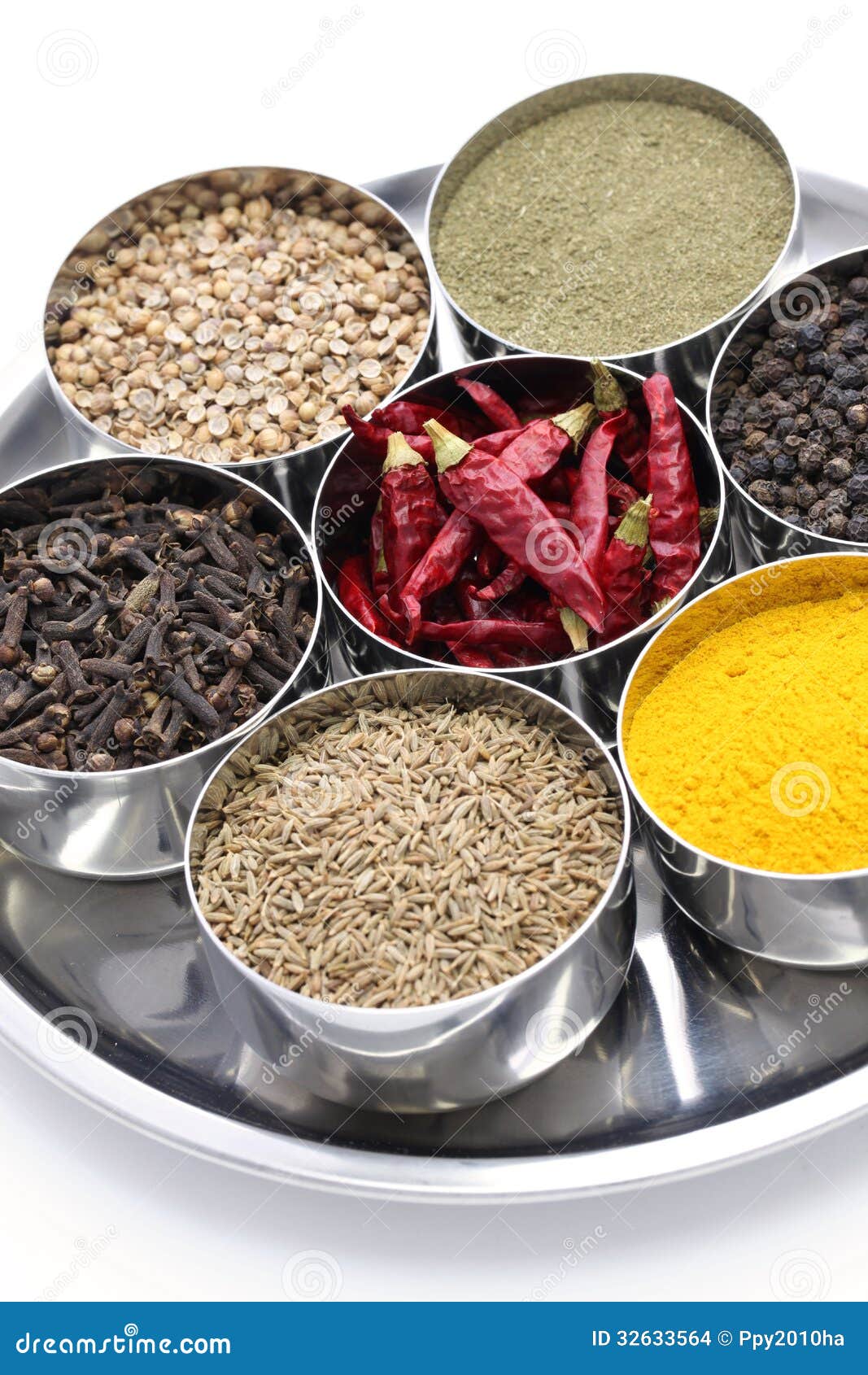 Indian spices collection stock photo. Image of healthy 32633564
