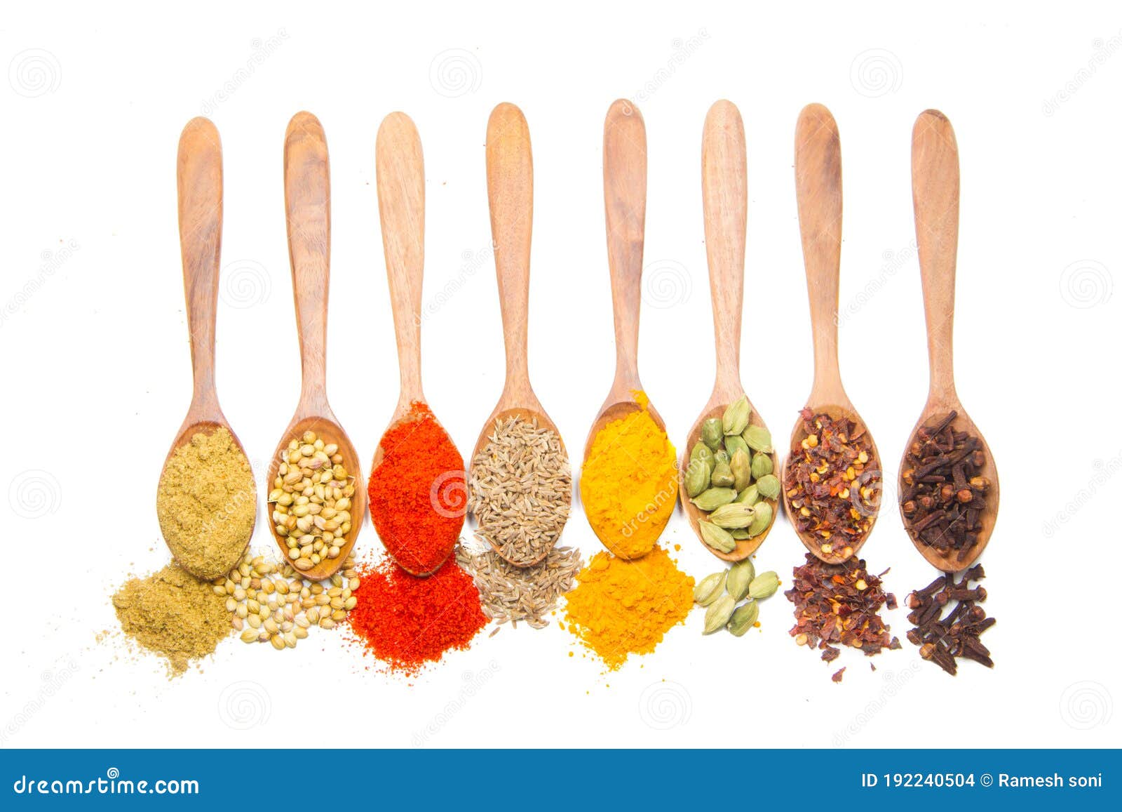 Indian spices stock photo. Image of aroma, natural, food 192240504