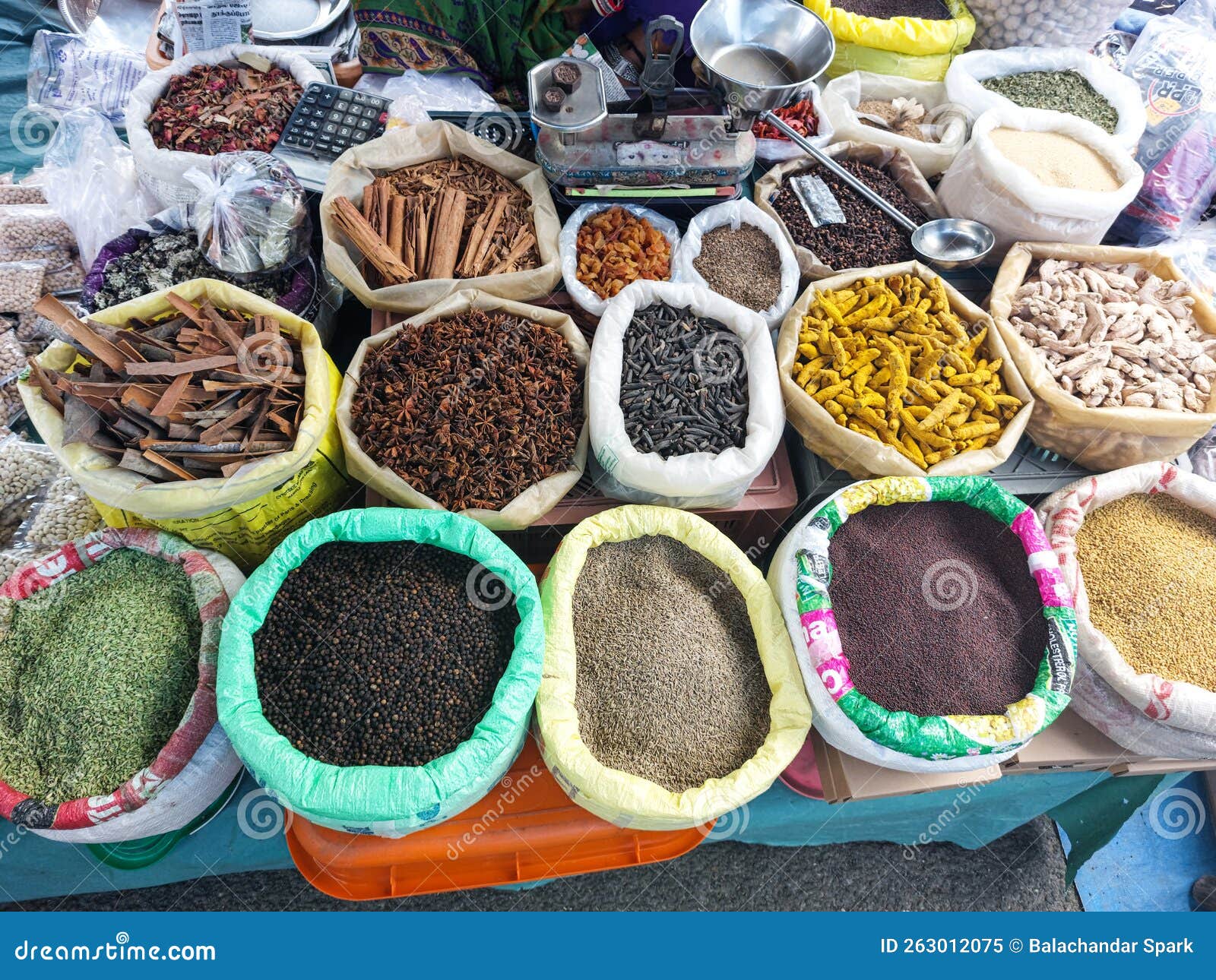 Indian Spices stock image. Image of seeds, flower, produce 263012075