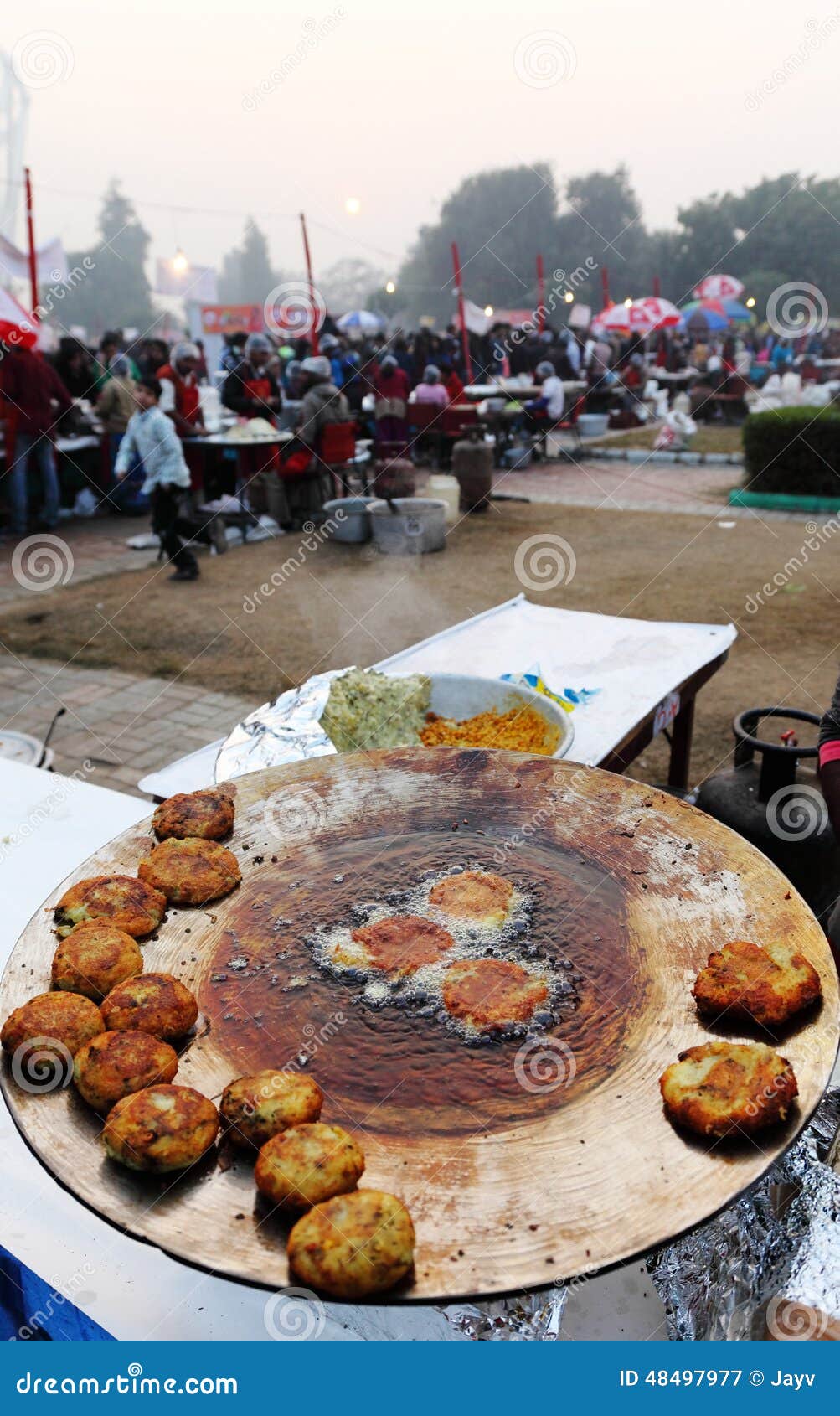 Indian Street Food Festival, New Delhi Stock Image - Image of fast