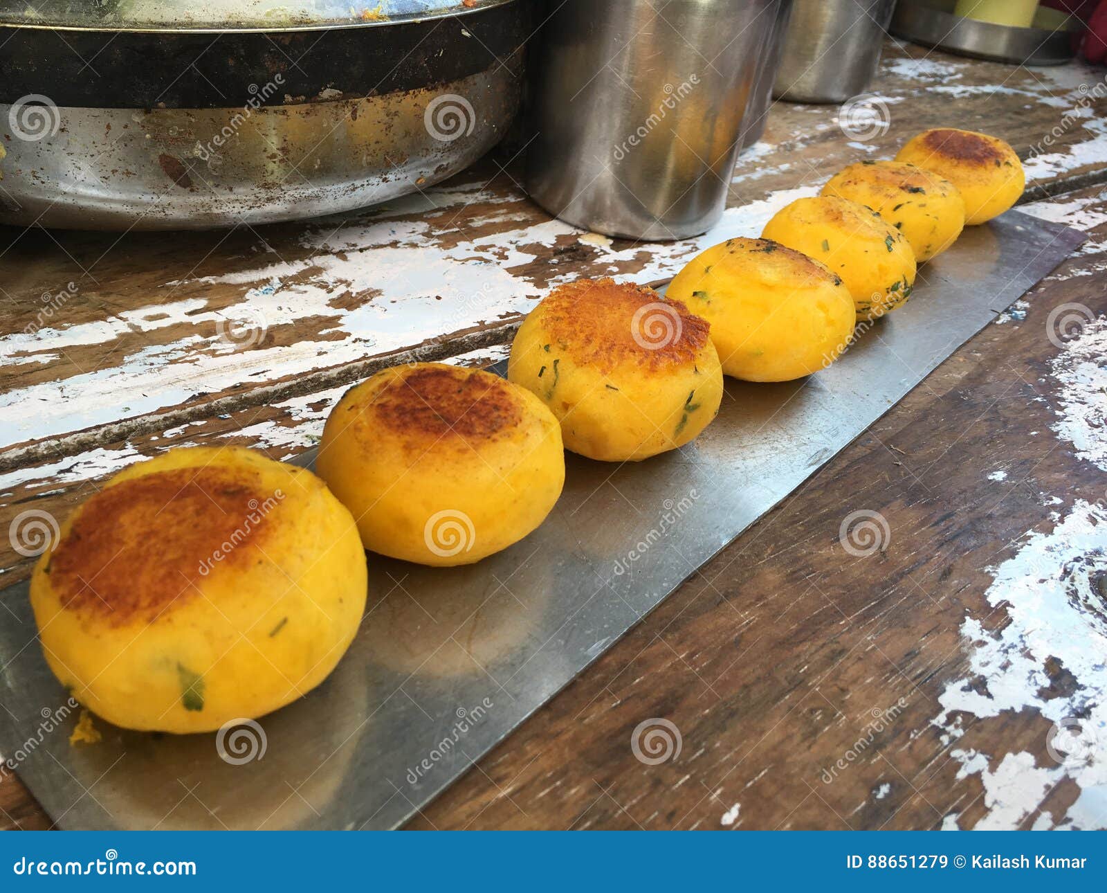 Indian Street Food stock image. Image of bowl, bread - 88651279