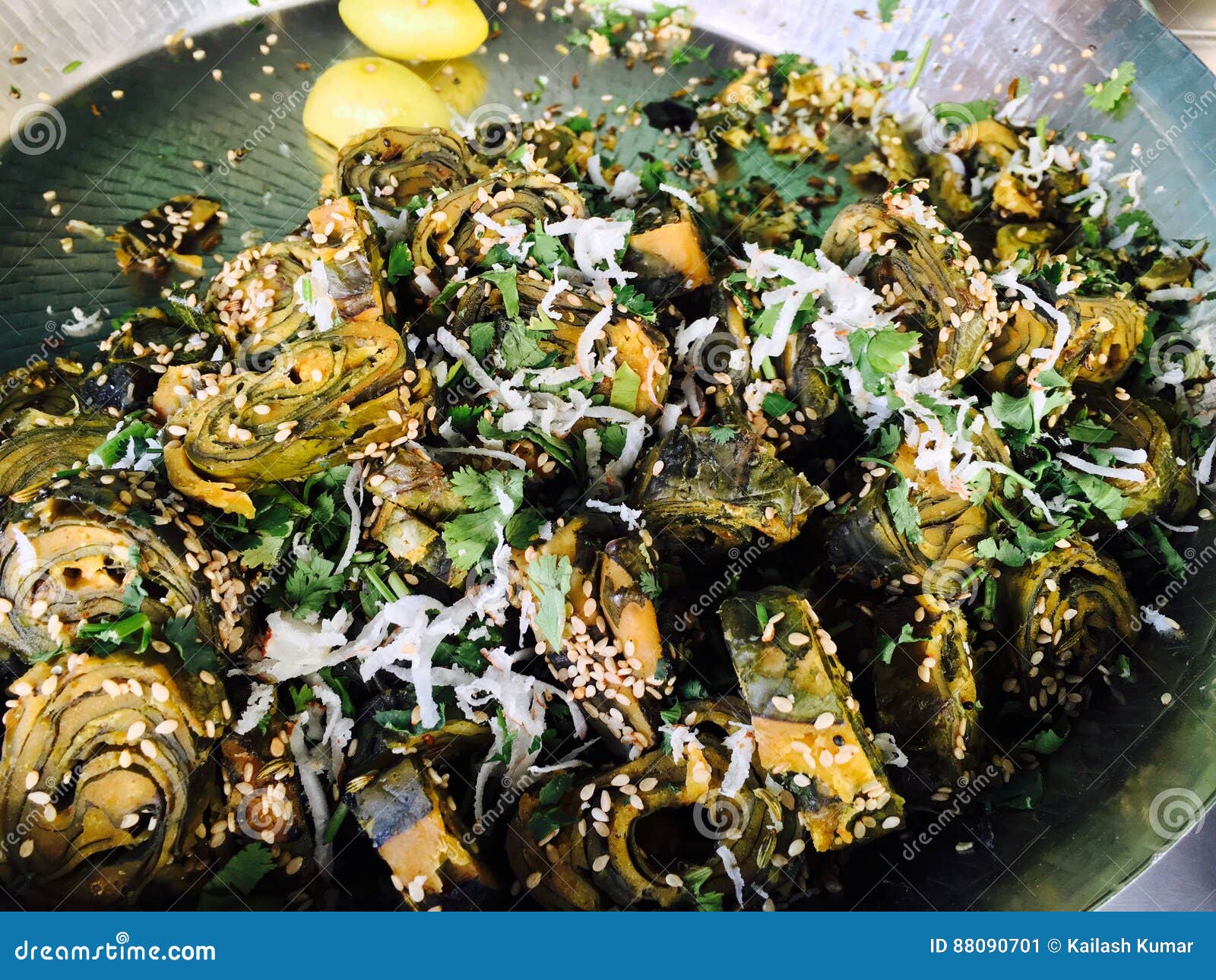 Indian Street Snack stock image. Image of circular, background - 88090701