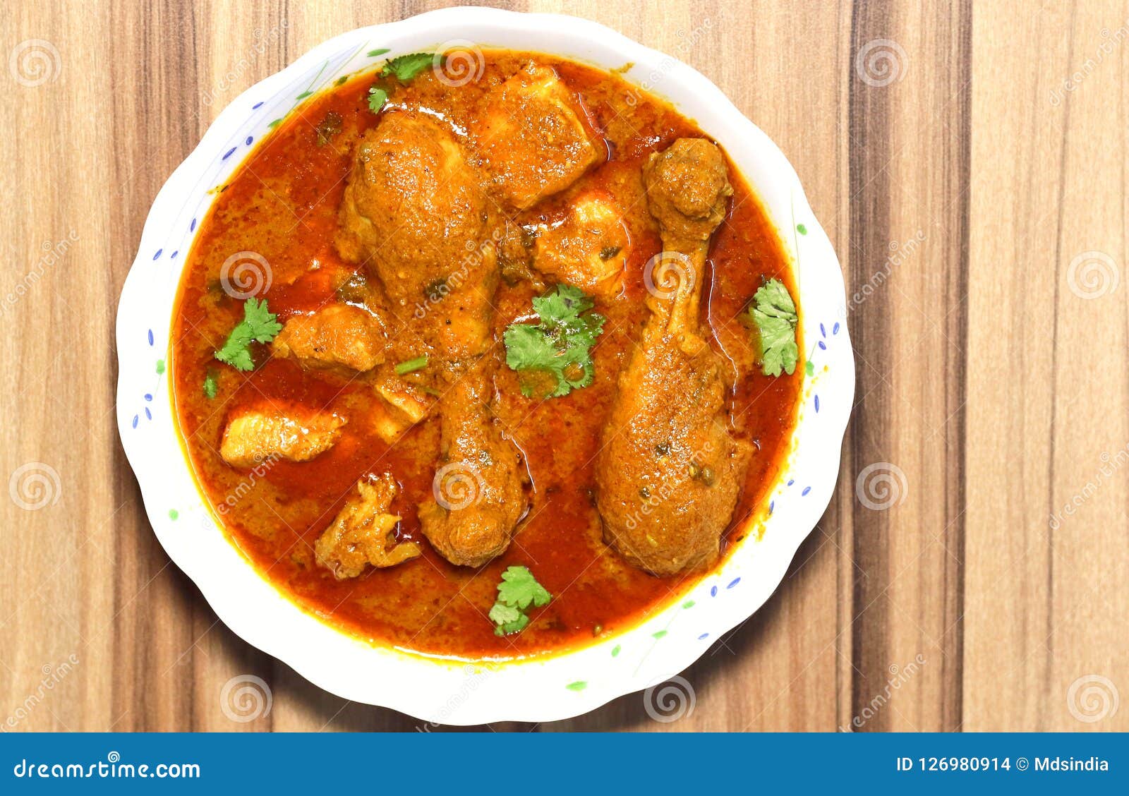 Indian Style Chicken Legs Curry Stock Photo Image of gosht, powder