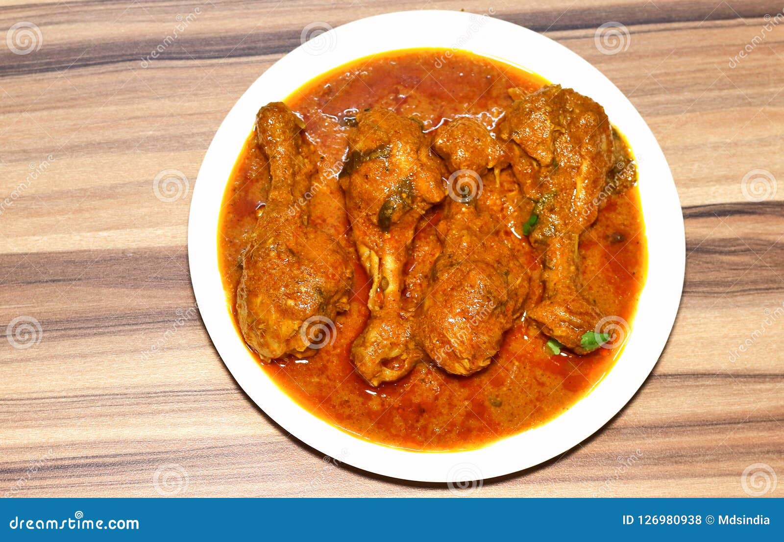 Indian Style Chicken Legs Curry Stock Photo Image of meat, dish