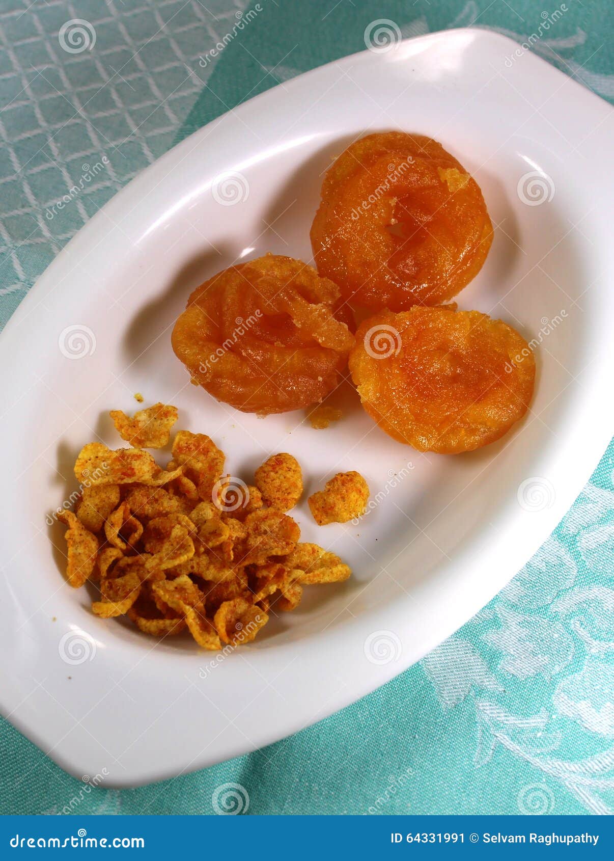 Indian sweet and savory stock image. Image of hotel, sugar 64331991