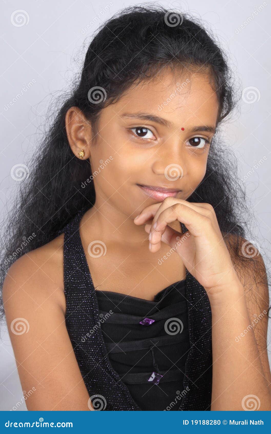 Indian Teenage Girl Stock Photo Image Of Girls Hair