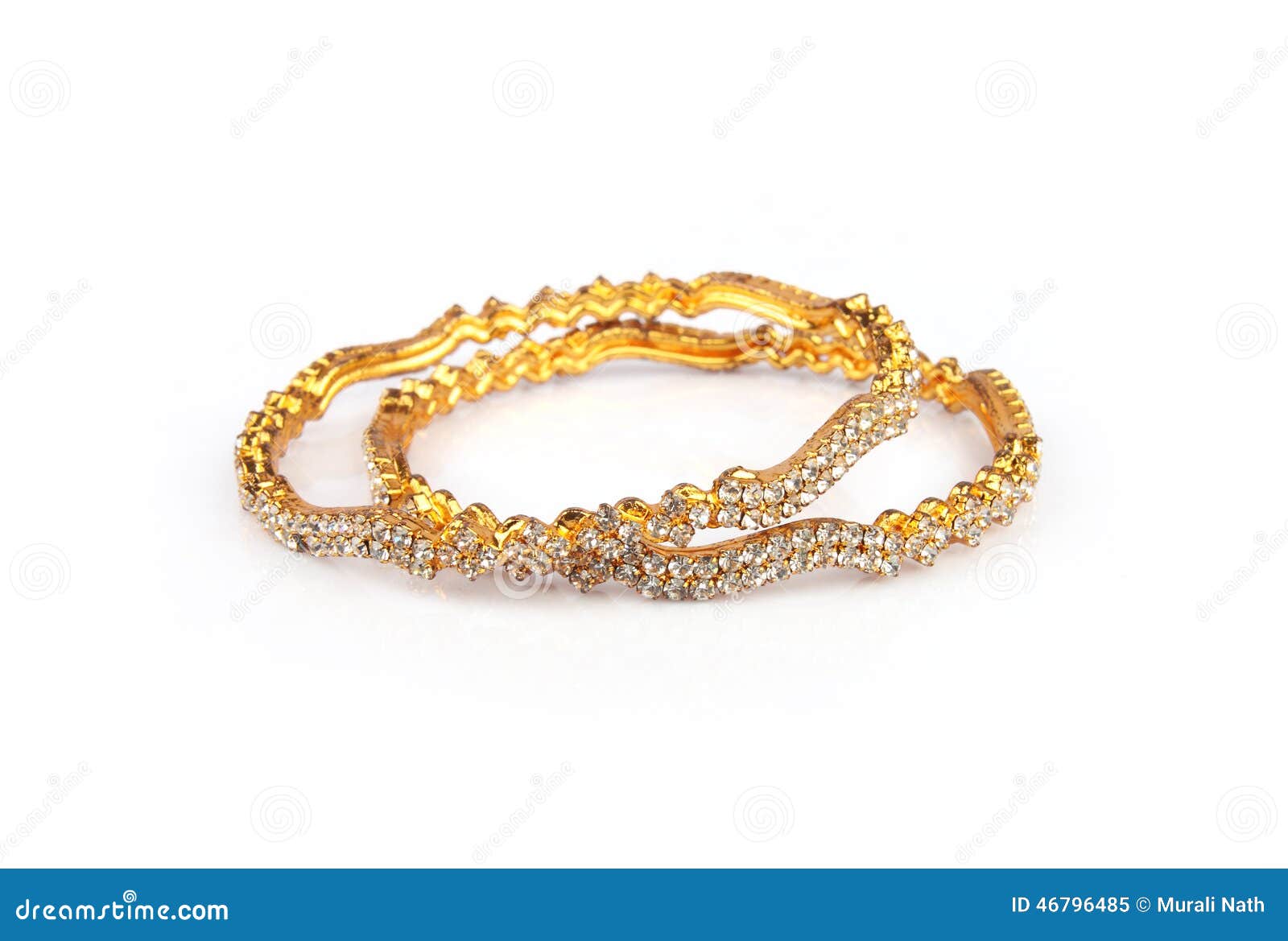 Indian Traditional Gold Bangles Stock Image Image of bracelet, metal
