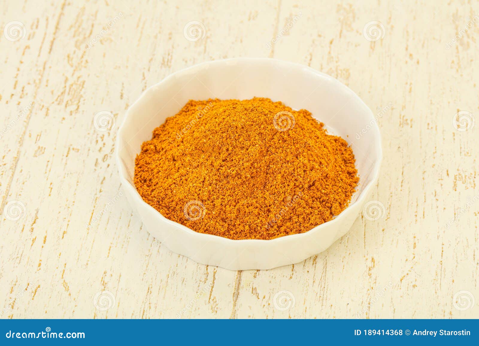 Indian Traditional Spices Curry Powder Stock Photo Image of