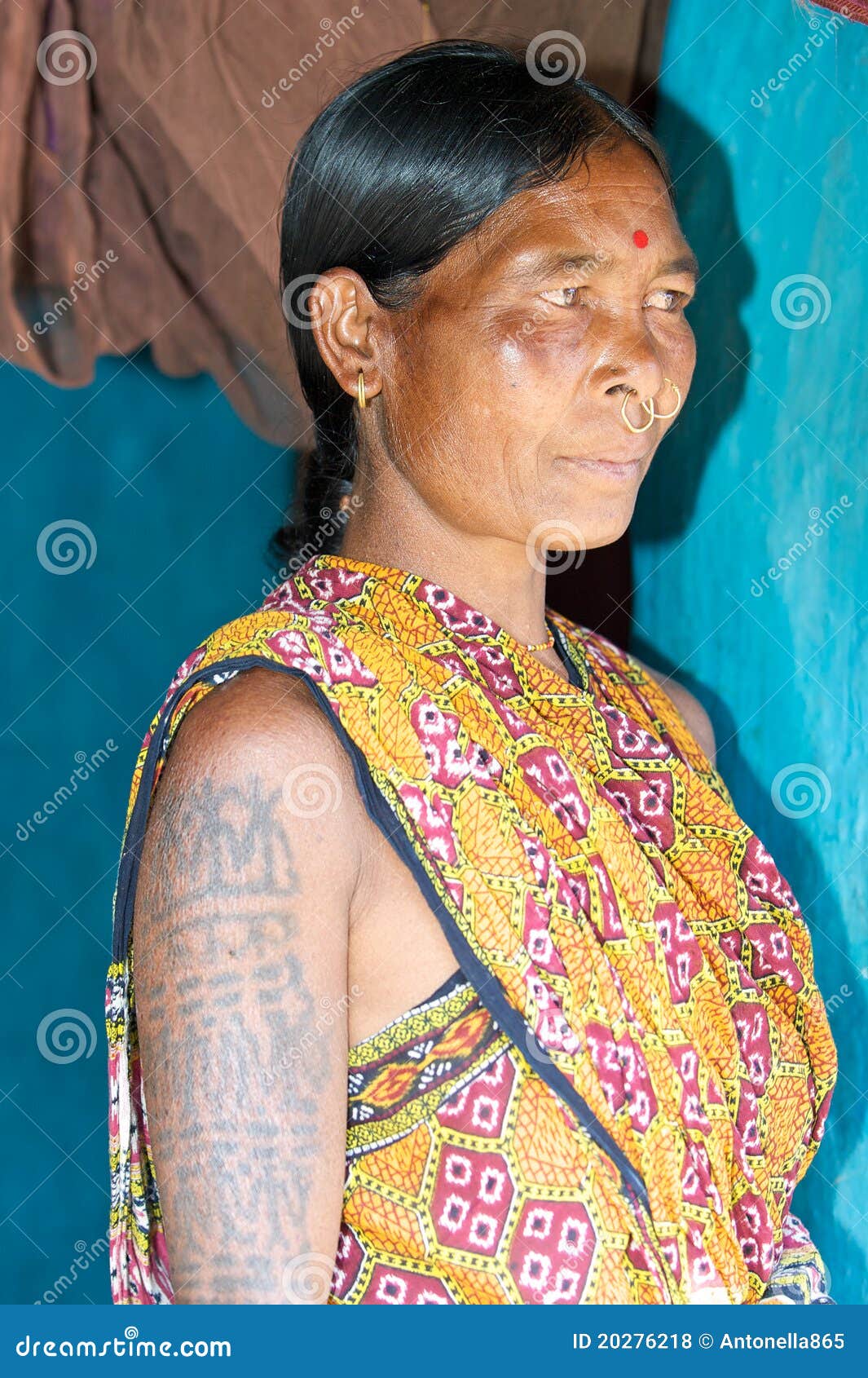 Godna  Tattoo Art by women of the Baiga tribe  INTACH Intangible Cultural  Heritage