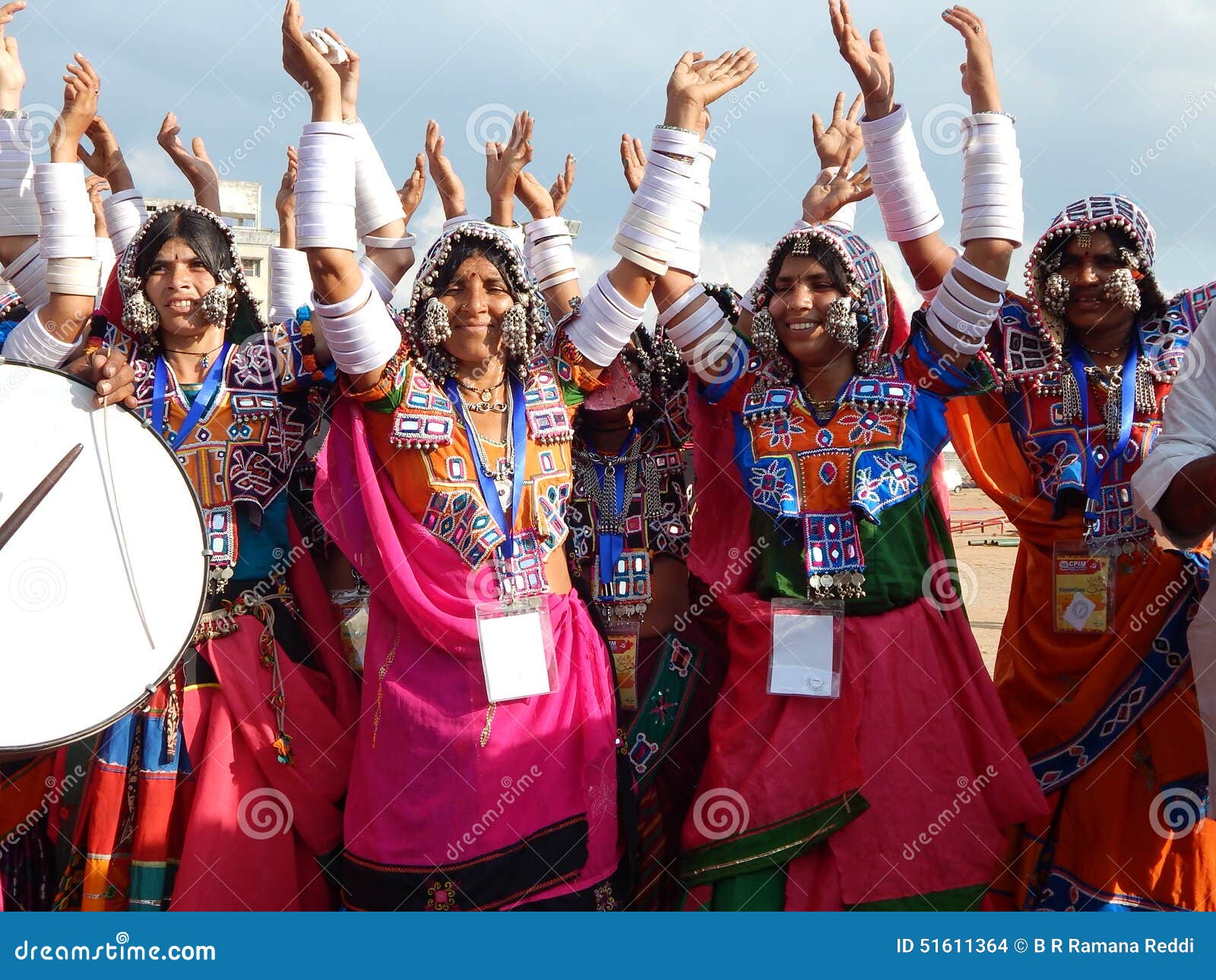 Indian Tribals Lambada Dance Editorial Stock Image - Image of female ...