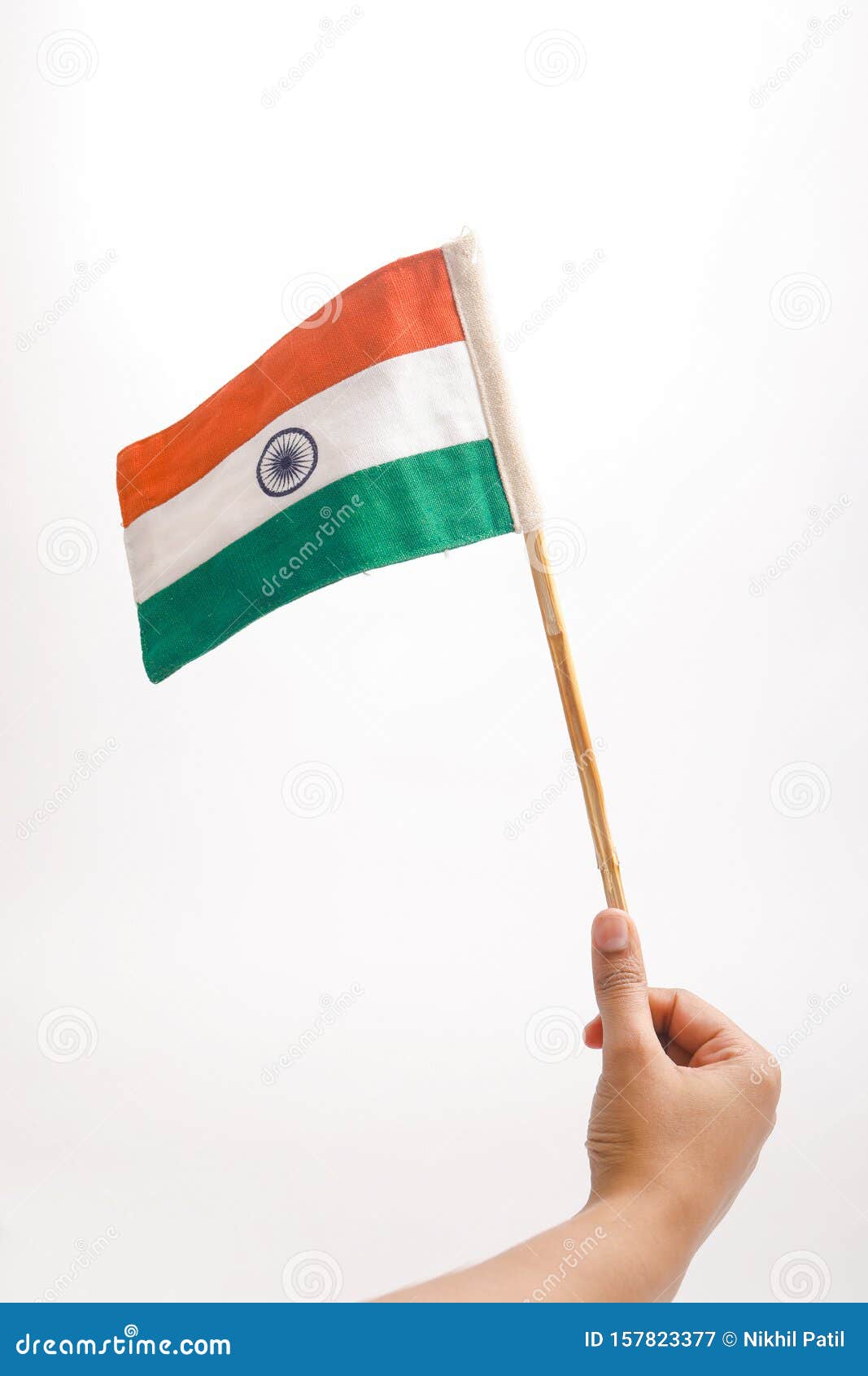 Indian Tricolor Flag Over White Background Stock Image - Image of flags,  freedom: 157823377