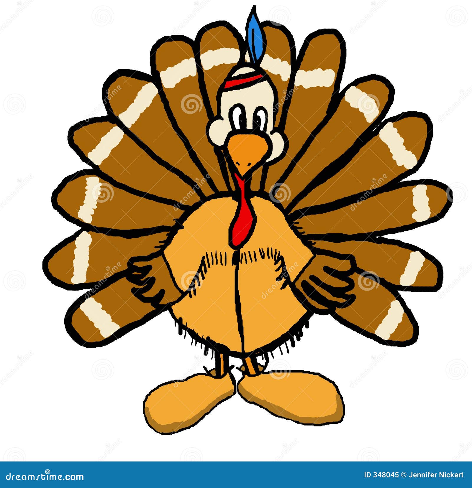 Indian Turkey stock illustration. Illustration of feast 348045