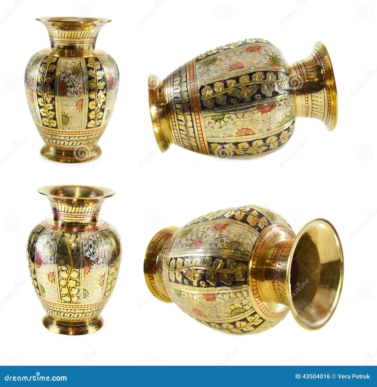Indian vases 3 stock photo. Image of medieval, engraved 43504016