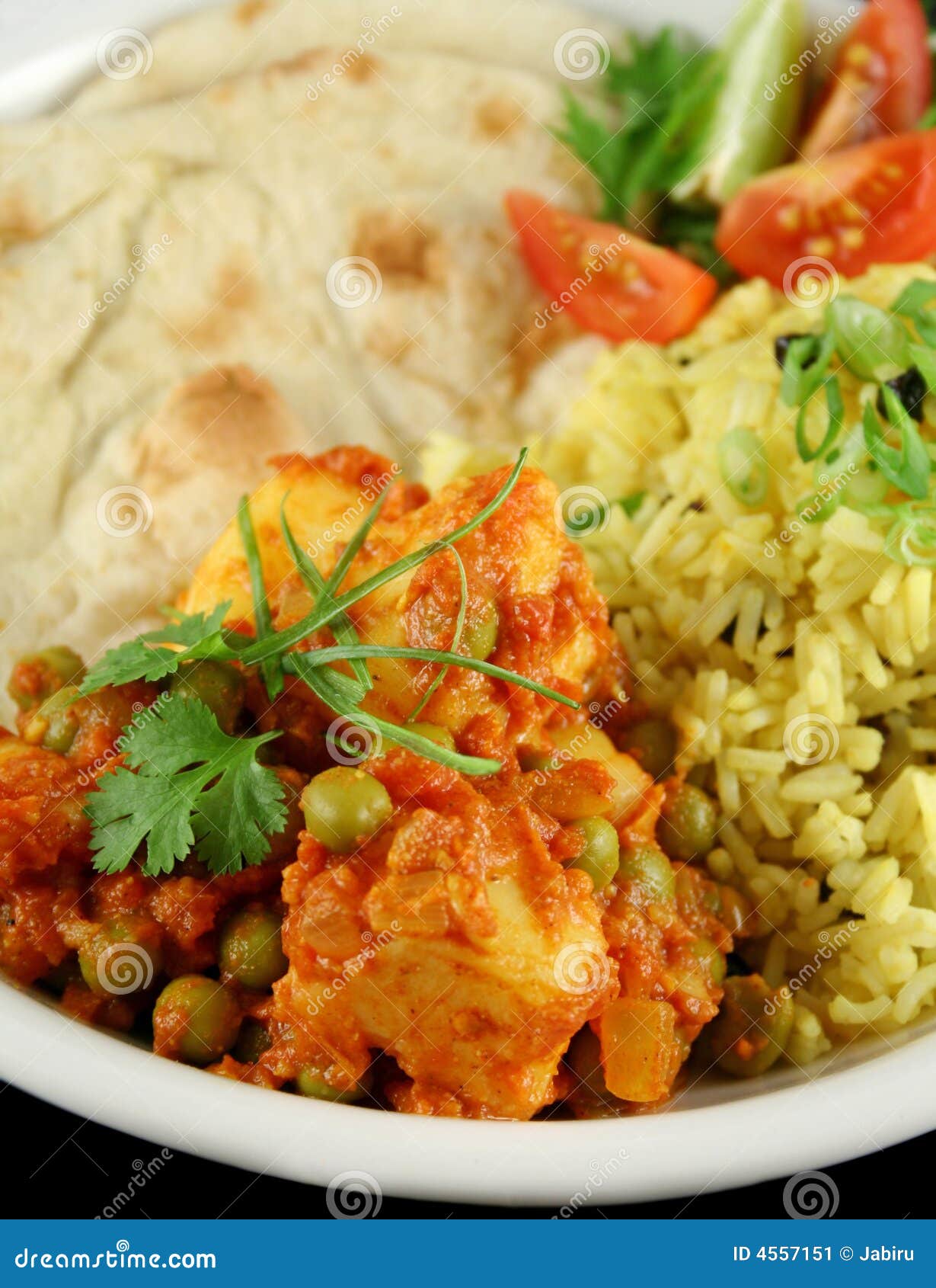 Indian Vegetarian 2 stock image. Image of lettuce, dinner - 4557151