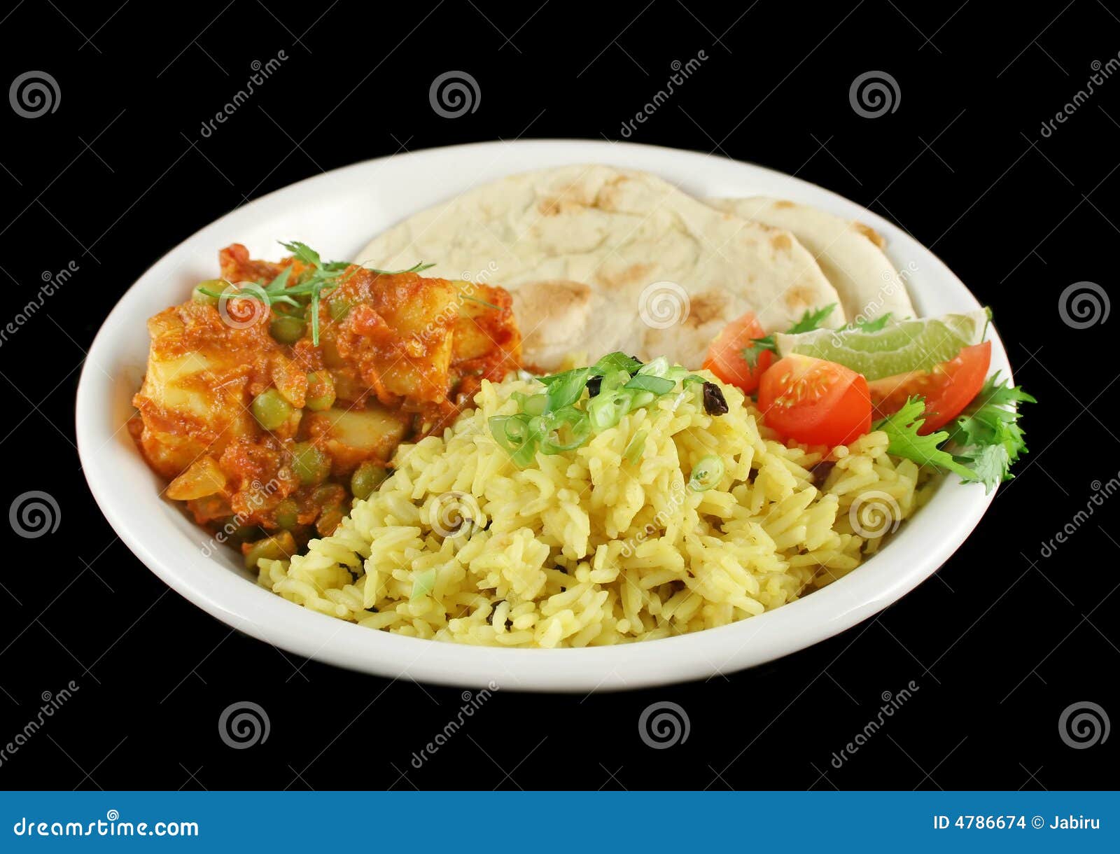 Indian Vegetarian Curry stock photo. Image of food, lettuce - 4786674