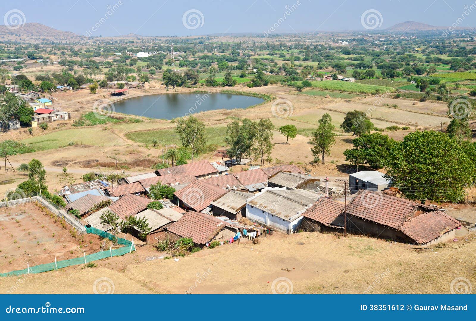 Indian village stock photo. Image of indian, color, farmer 38351612