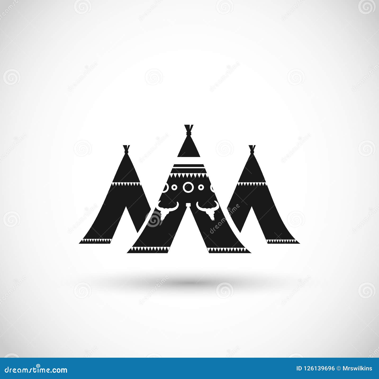 Indian village icon vector stock illustration. Illustration of dwelling
