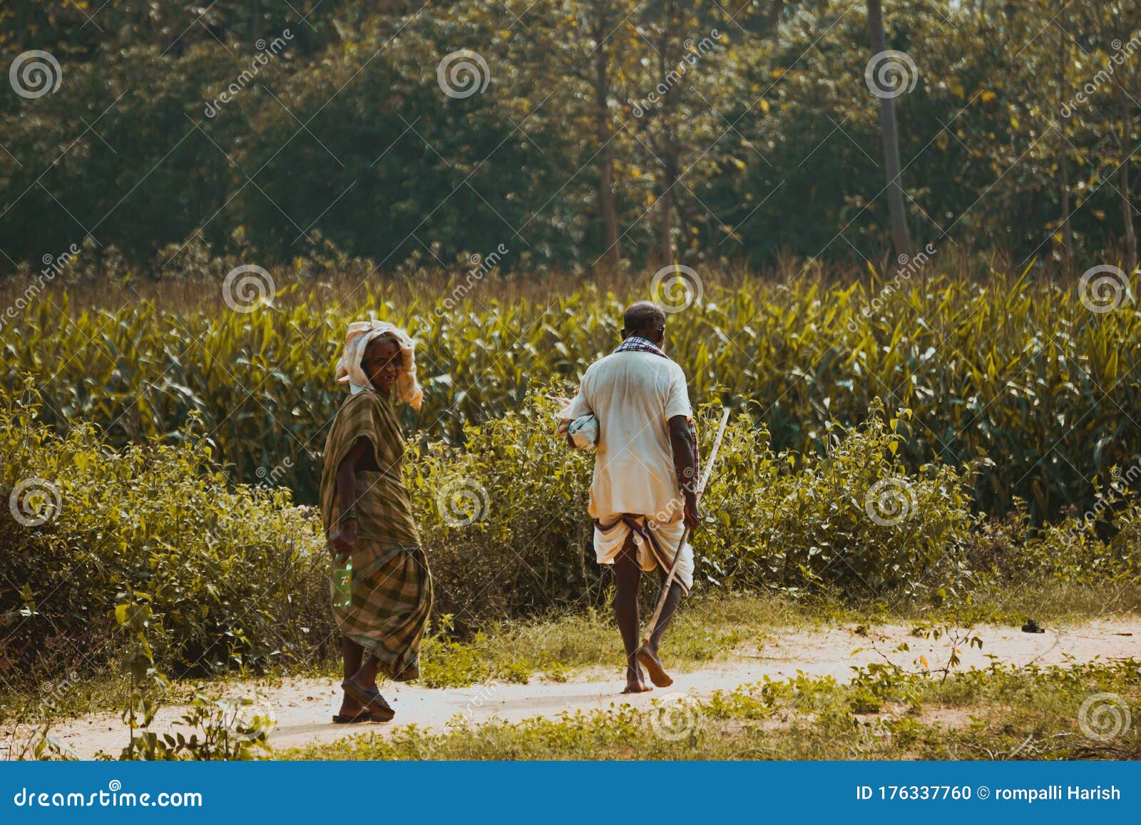 Indian Village Old Couple Indian Village Old Couple Editorial Image Image Of Food Manindian 