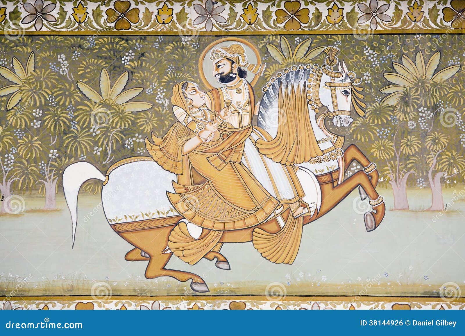 Indian wall art stock illustration. Illustration of lord 38144926