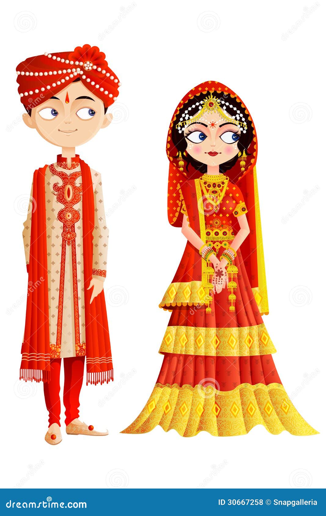 Indian Wedding Couple Stock Illustrations – 1,107 Indian Wedding Couple  Stock Illustrations, Vectors & Clipart - Dreamstime