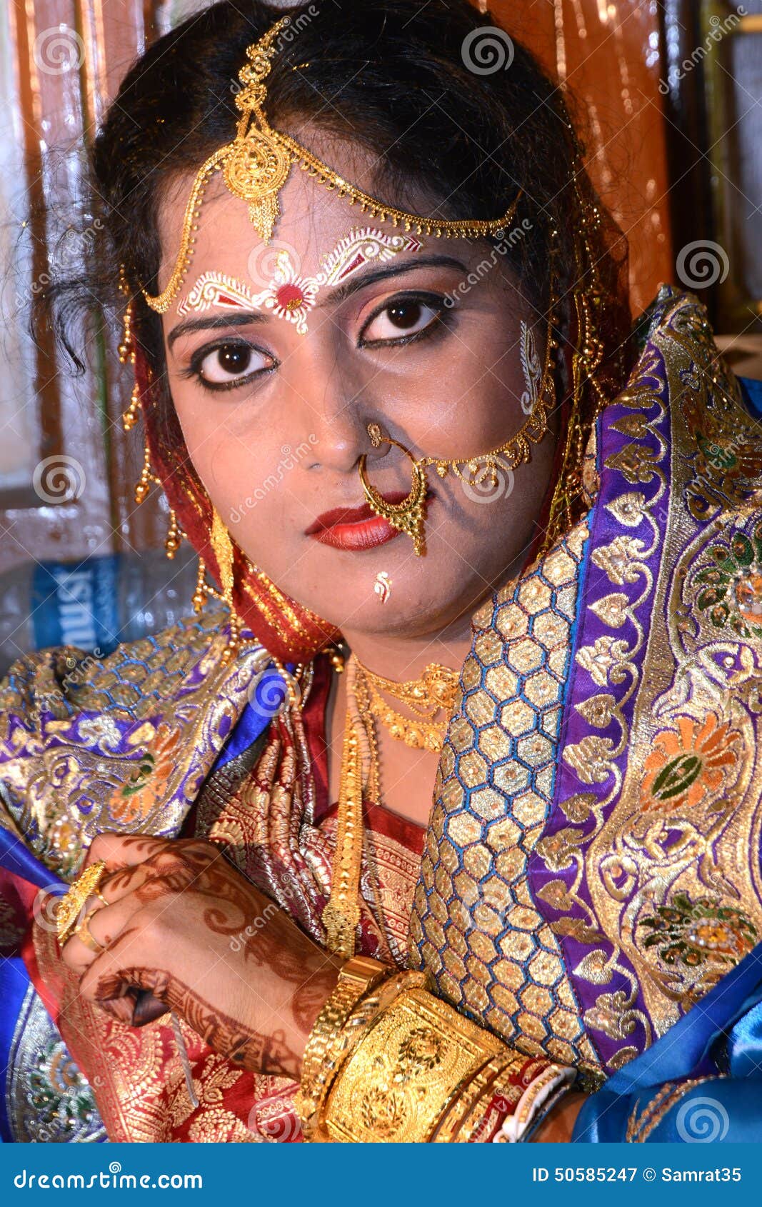 Indian Woman editorial photography. Image of golden, design - 50585247