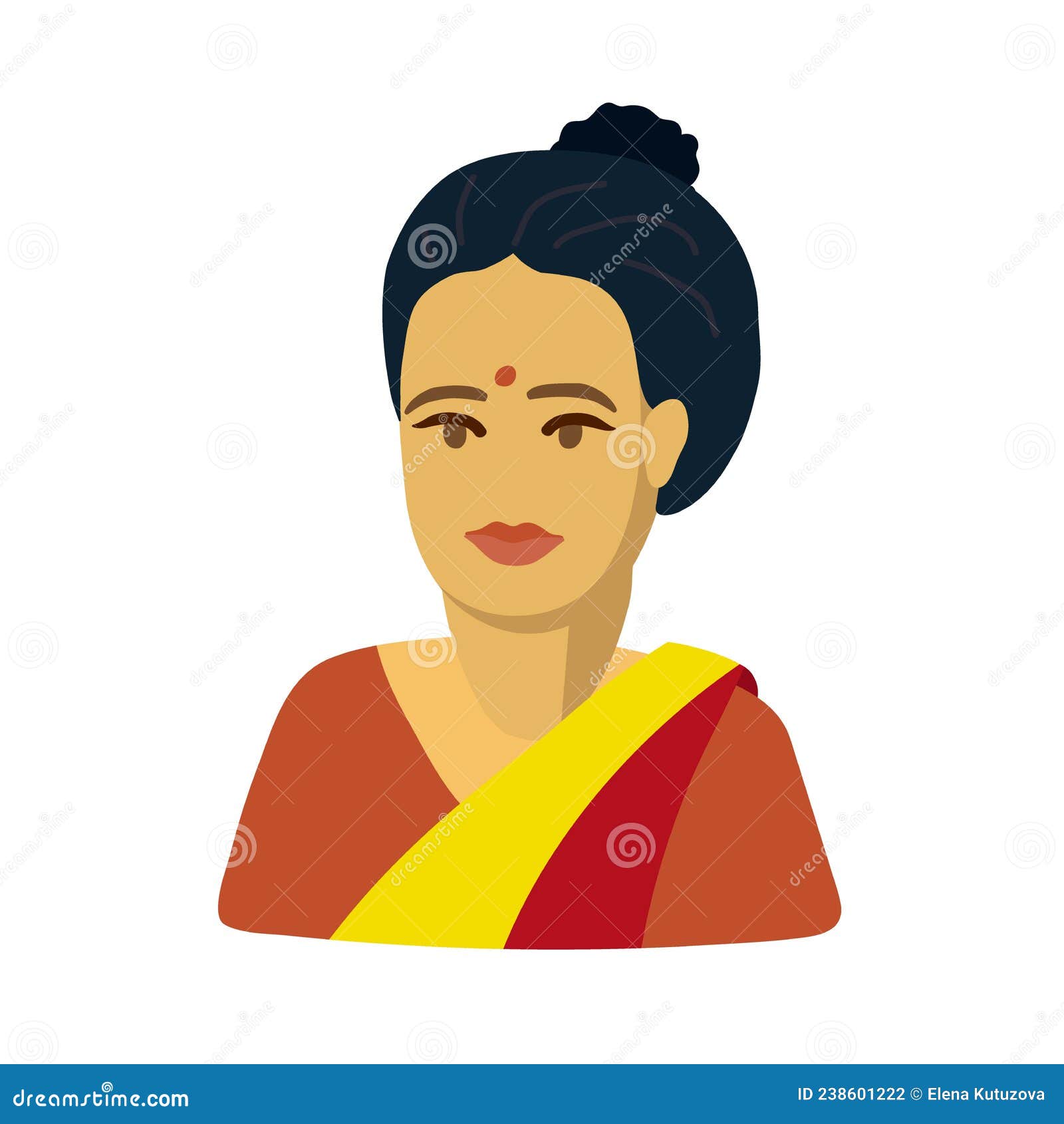 Woman Red Saree Stock Illustrations – 213 Woman Red Saree Stock  Illustrations, Vectors & Clipart - Dreamstime