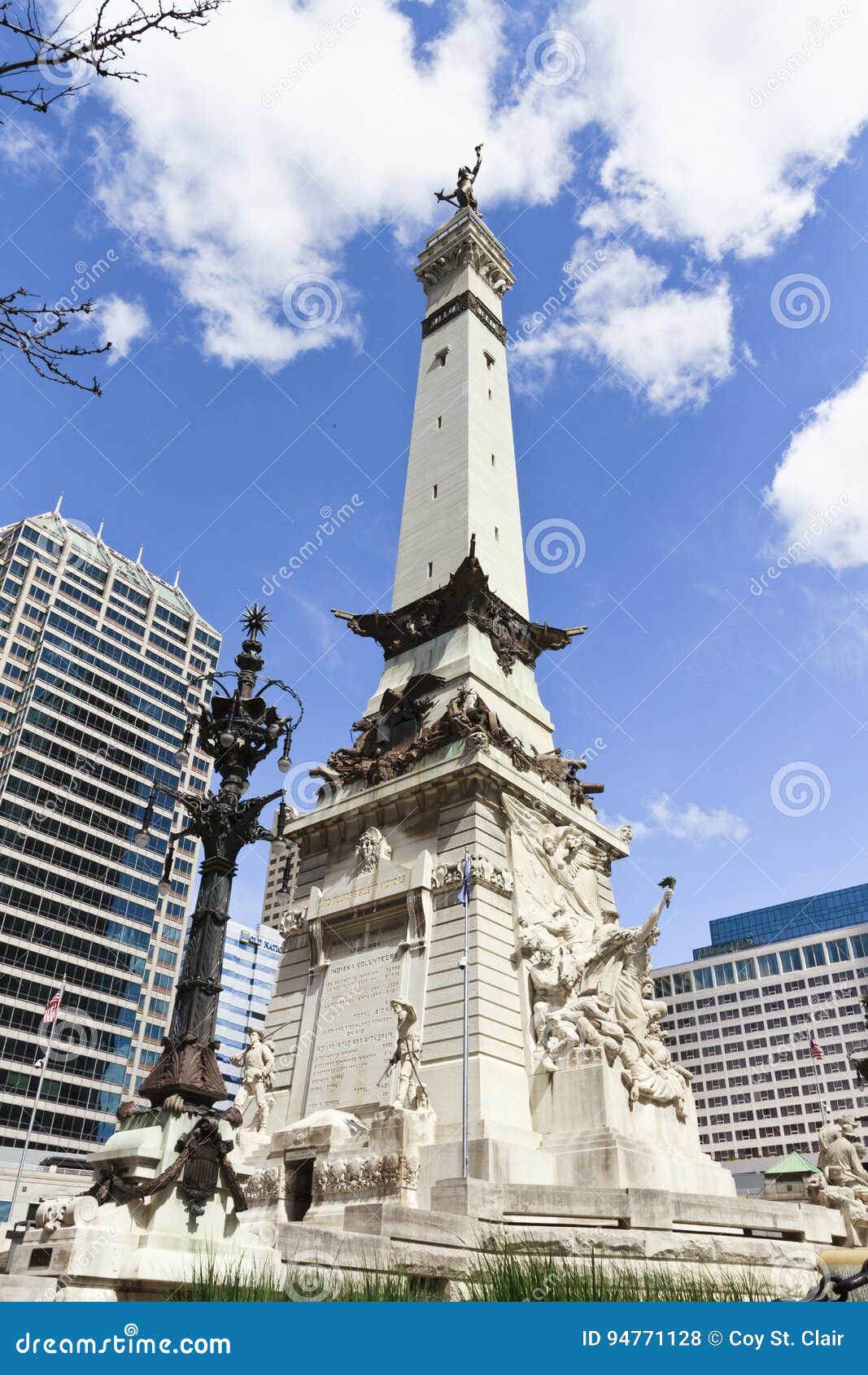 indianapolis, indiana - famous saints and sailors monument