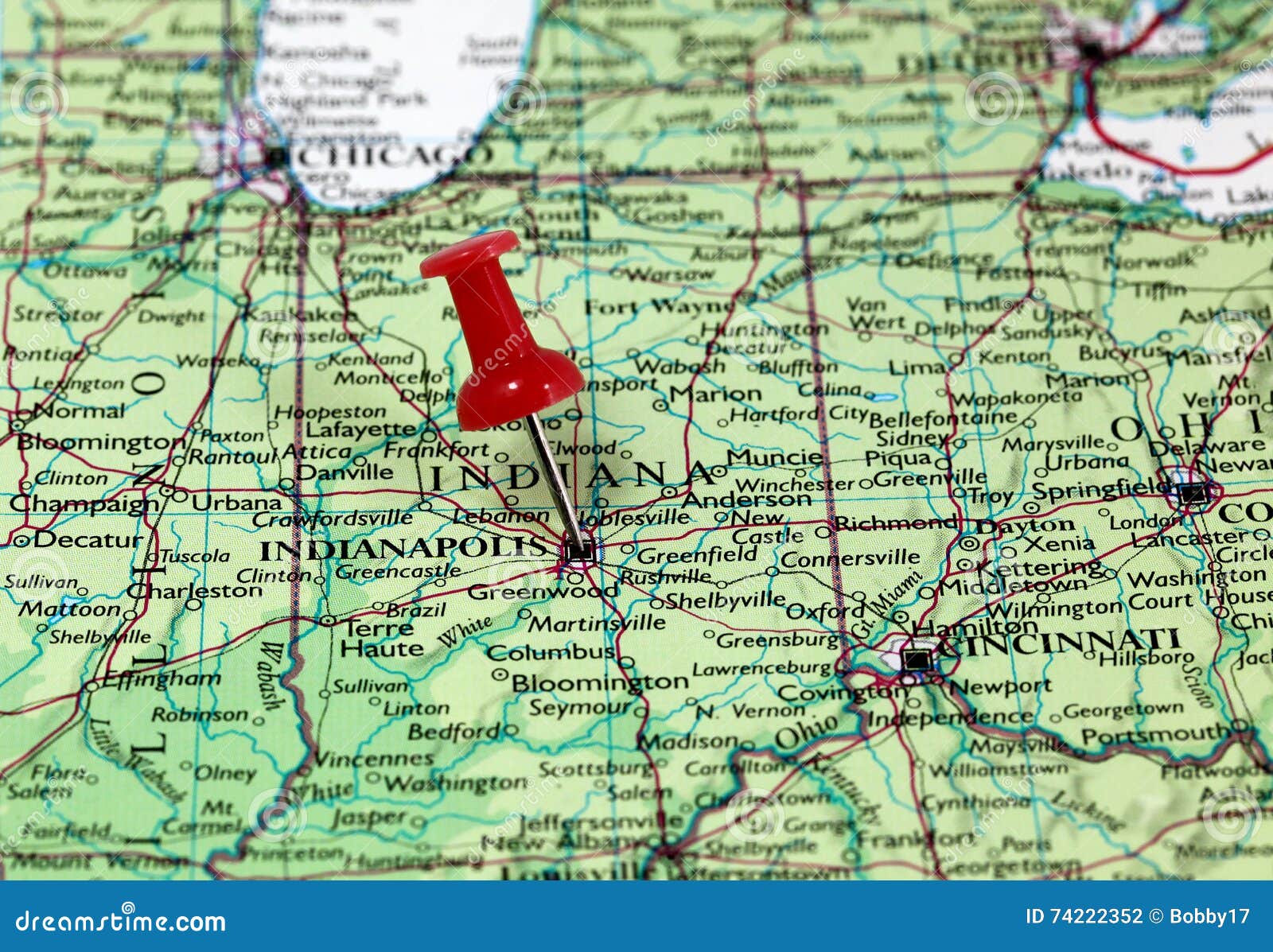 29 Indianapolis On The Us Map - Maps Online For You