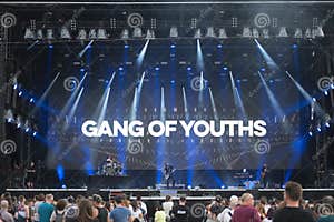 Indie Rock Live Concert Editorial Image Image Of Instrument 155210350