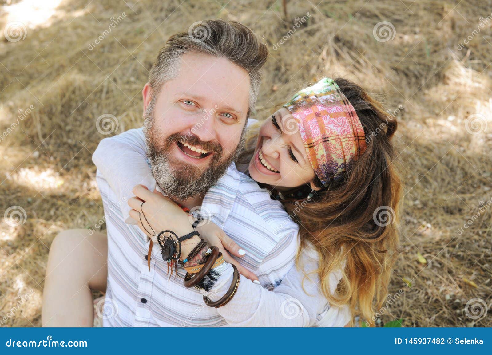Indie Style Smiling Couple, Woman Embracing Man, Hipster Outfit, Boho Chic  Stock Image - Image of girlfriend, lifestyle: 144883743
