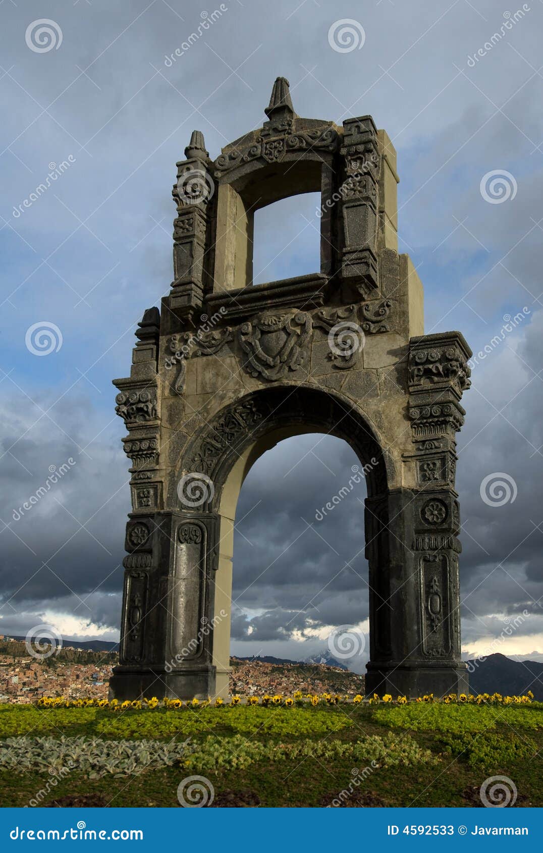 indigenous arch, la paz