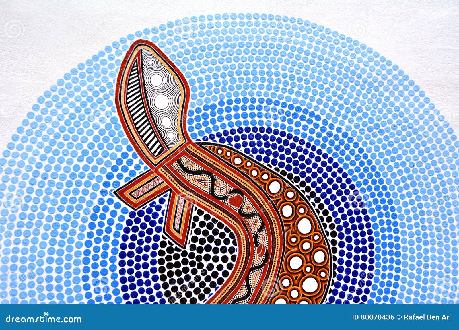 indigenous australian art dot painting.