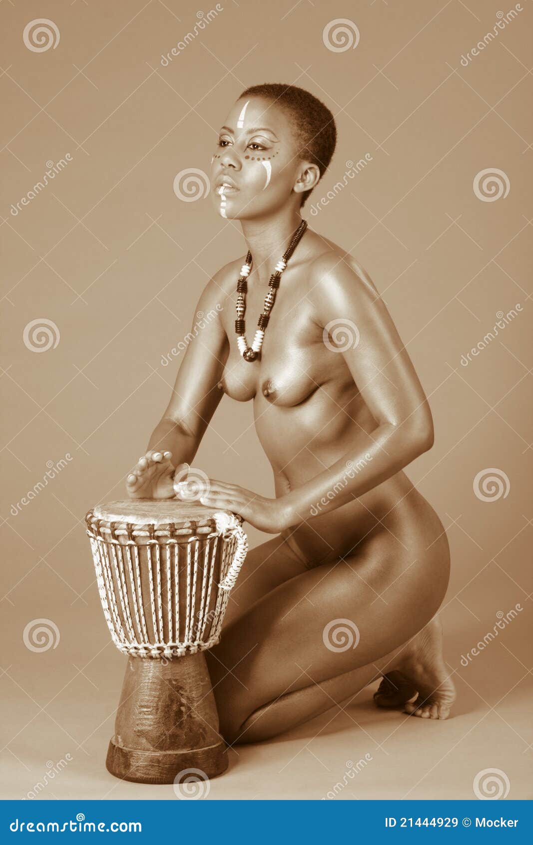 Bongo nude women Indigenous Nude African American Woman With Drums Stock Image Image Of Beautiful Boobs 21444929
