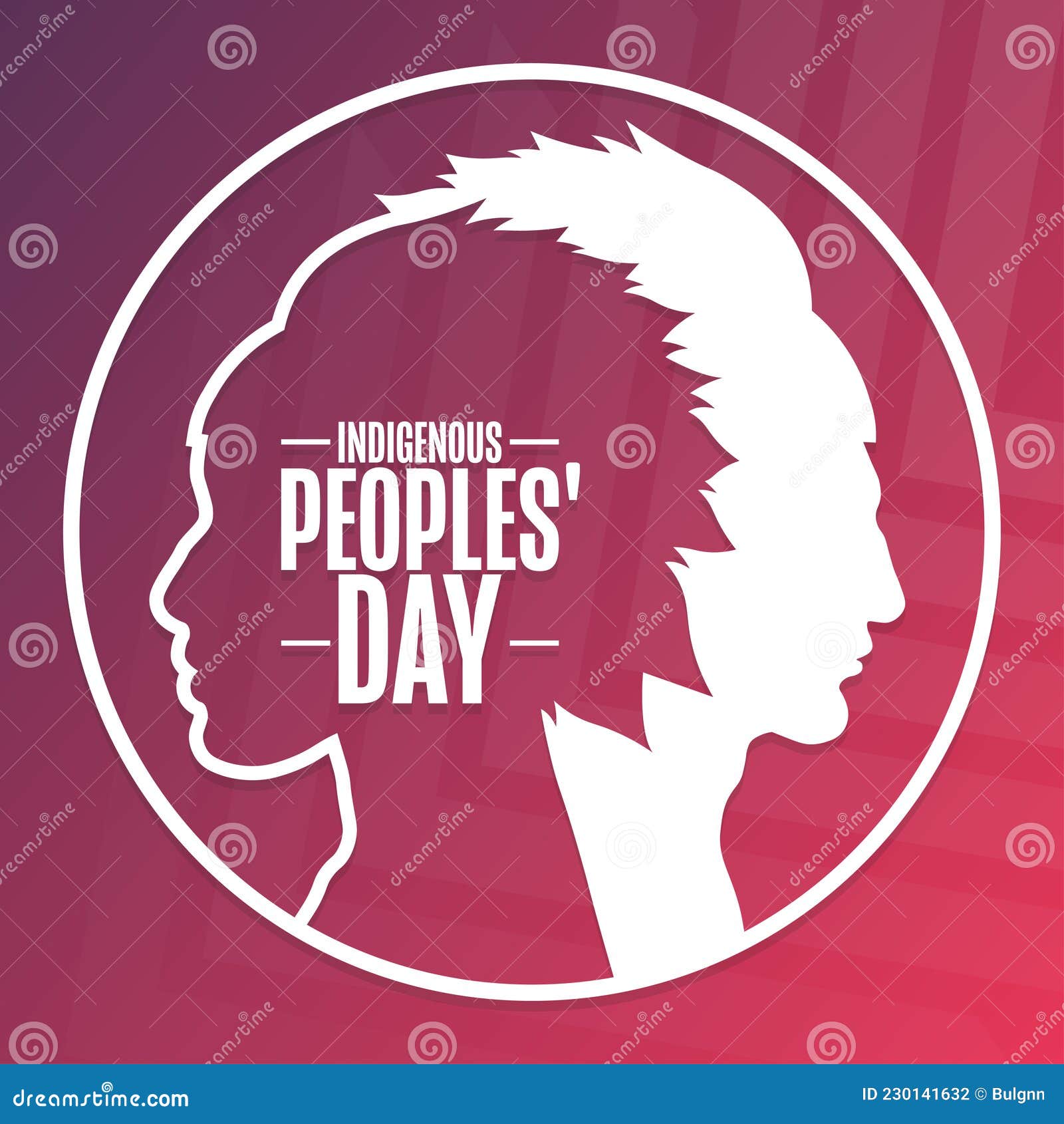 indigenous peoples day. holiday concept. template for background, banner, card, poster with text inscription. 