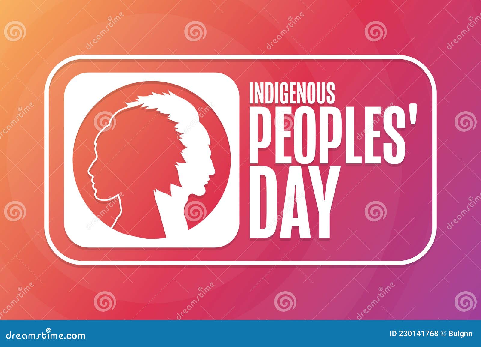 indigenous peoples day. holiday concept. template for background, banner, card, poster with text inscription. 