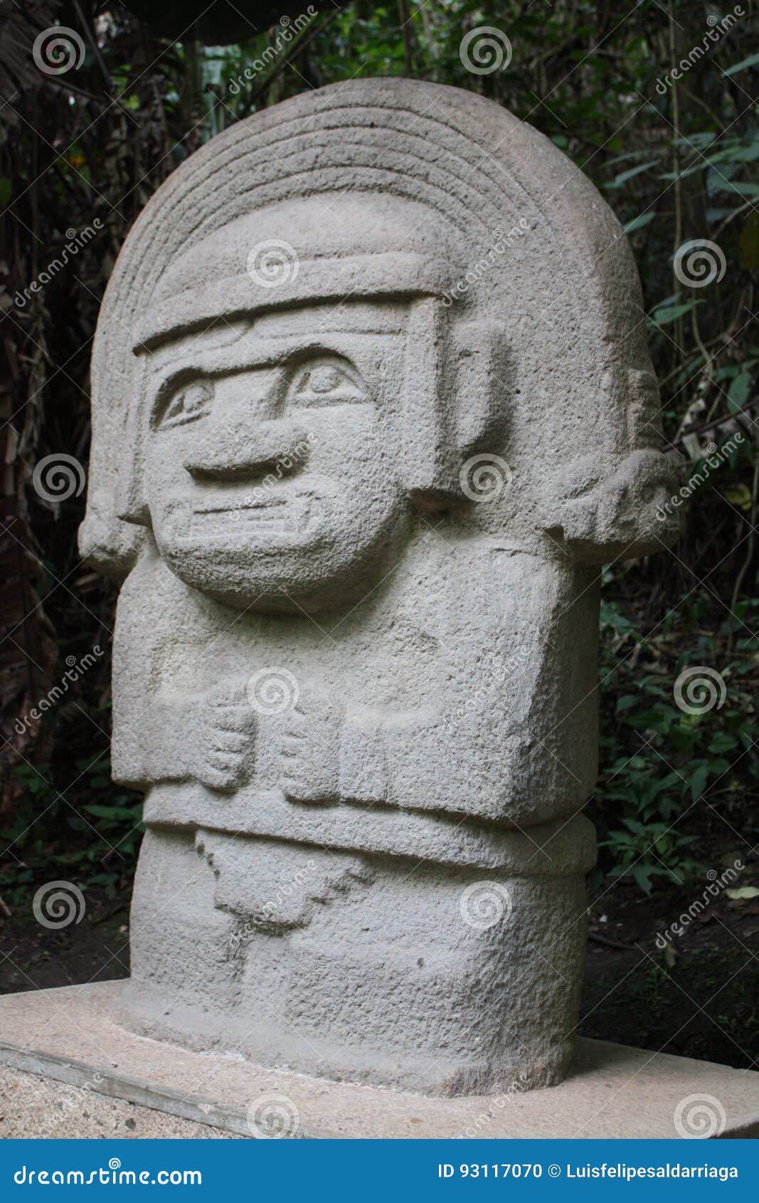 indigenous sculpture of san agustÃÂ­n, huila, colombia.