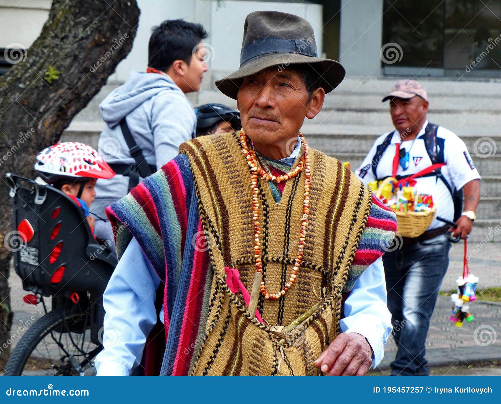 Indigenous Senior Man from Village, Ecuador Editorial Photography ...