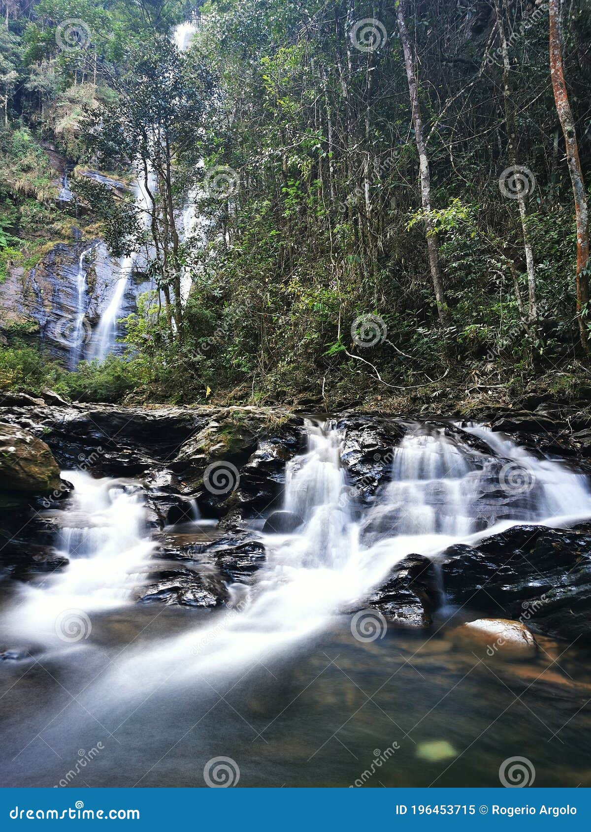 indio waterfall, rio acima, minas gerais, brazil.