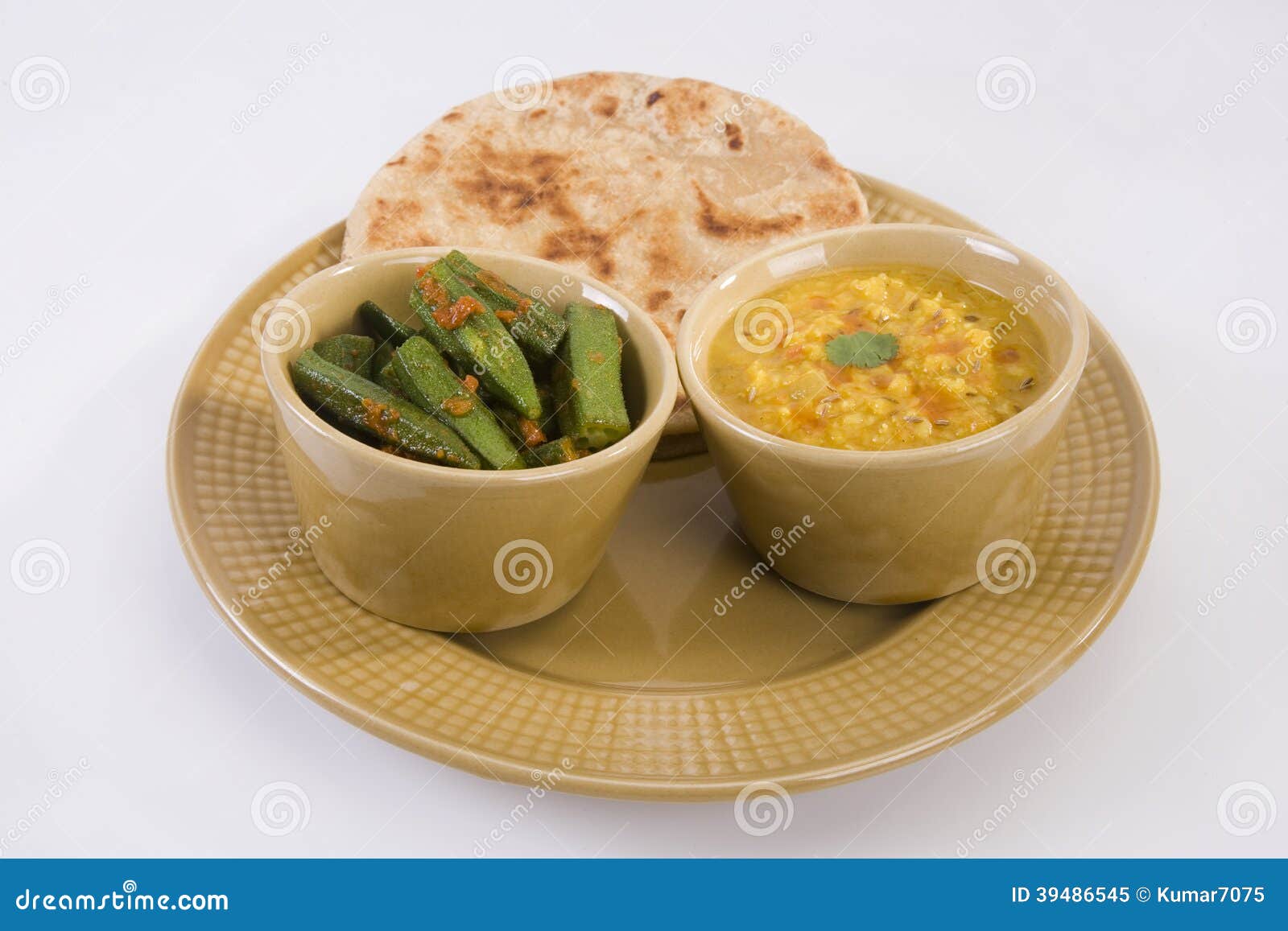 Indische Masala Bhandi Met Daal Stock Afbeelding - Image of gember ...